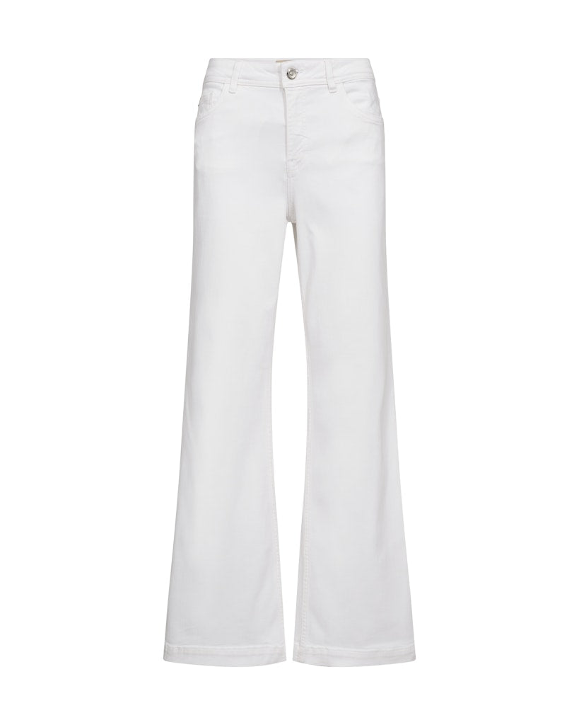 Mos Mosh Flared Leg Bright White
