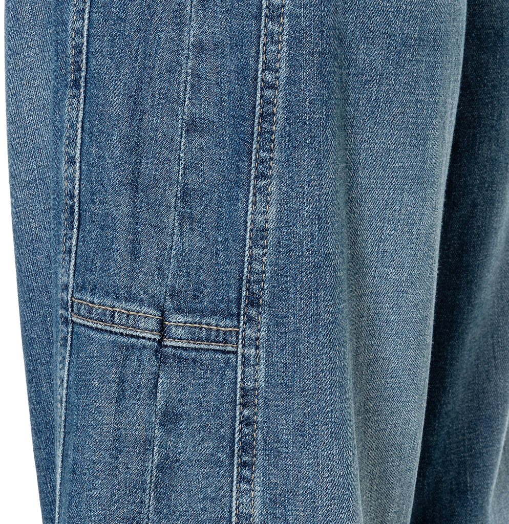 MAC Wide Leg Mid Blue Use Wash