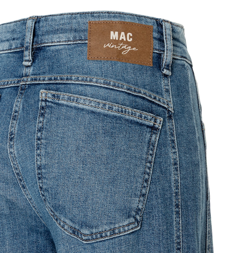 MAC Wide Leg Mid Blue Use Wash