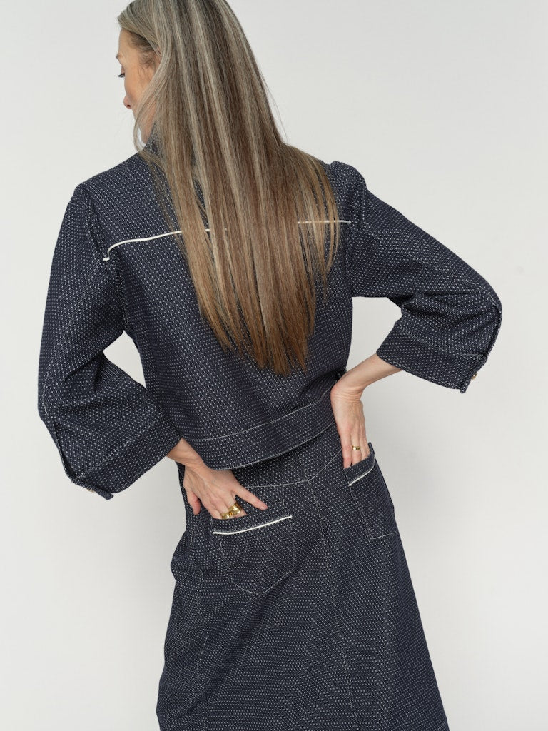 Mos Mosh Hemdjacken Salute Navy