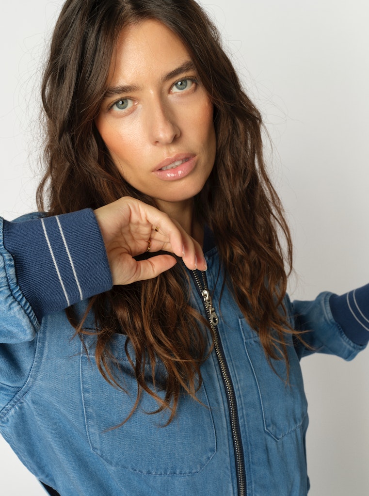 Mos Mosh Jeansjacken Light Blue Denim