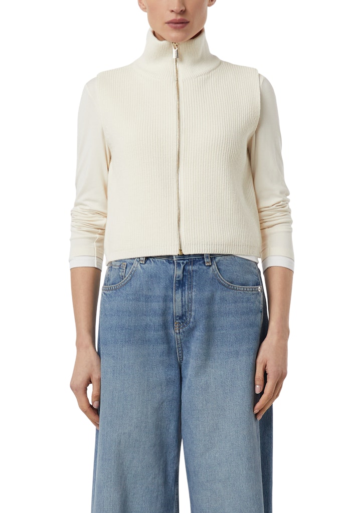 Comma Strickwesten White