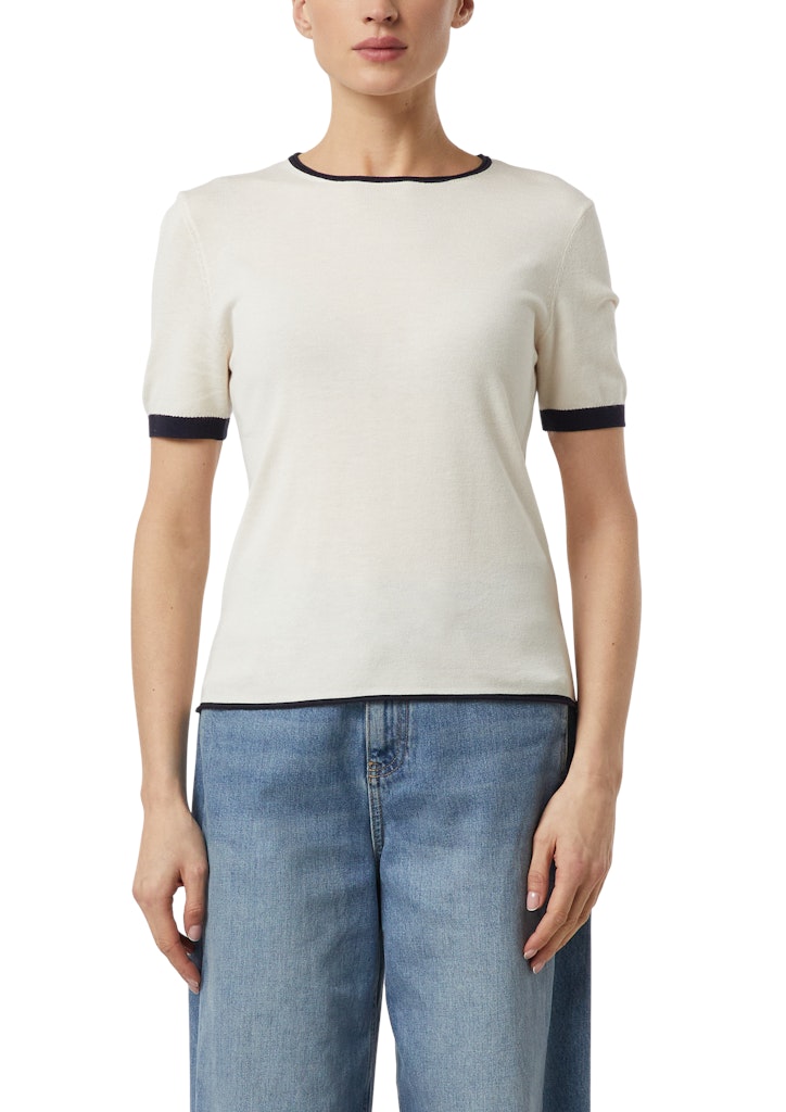 Comma Strickpullover White