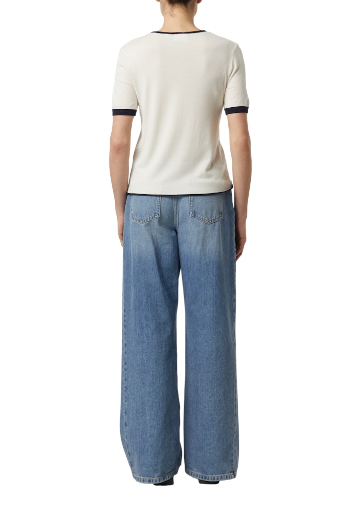 Comma Strickpullover White