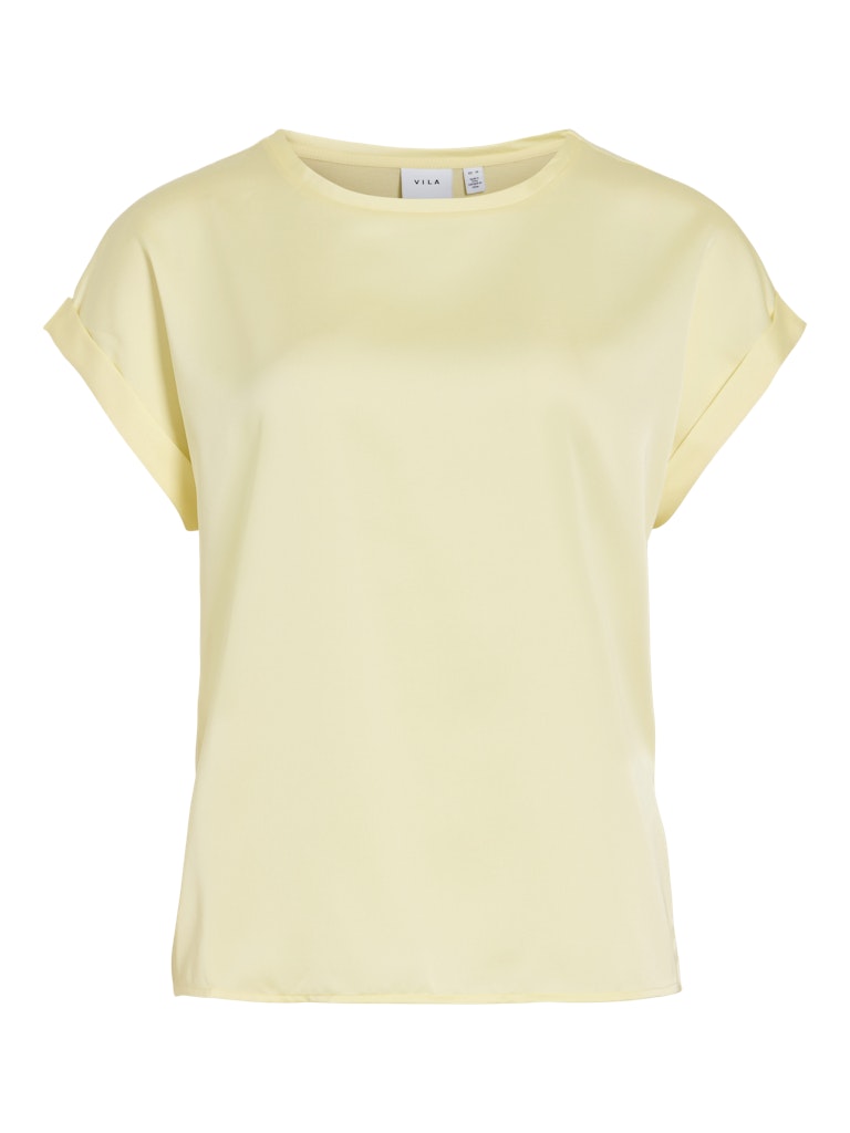 VILA Blusen Pastel Yellow