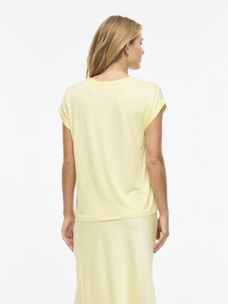 VILA Blusen Pastel Yellow