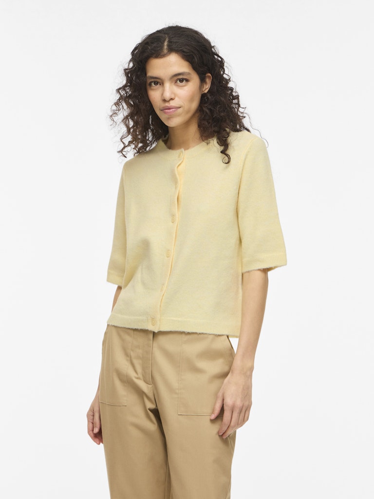 VILA Strickjacken Pastel Yellow/Melange