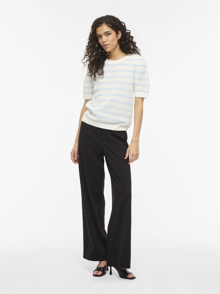 VILA T-Shirts White Alyssum/Nantucket Breeze