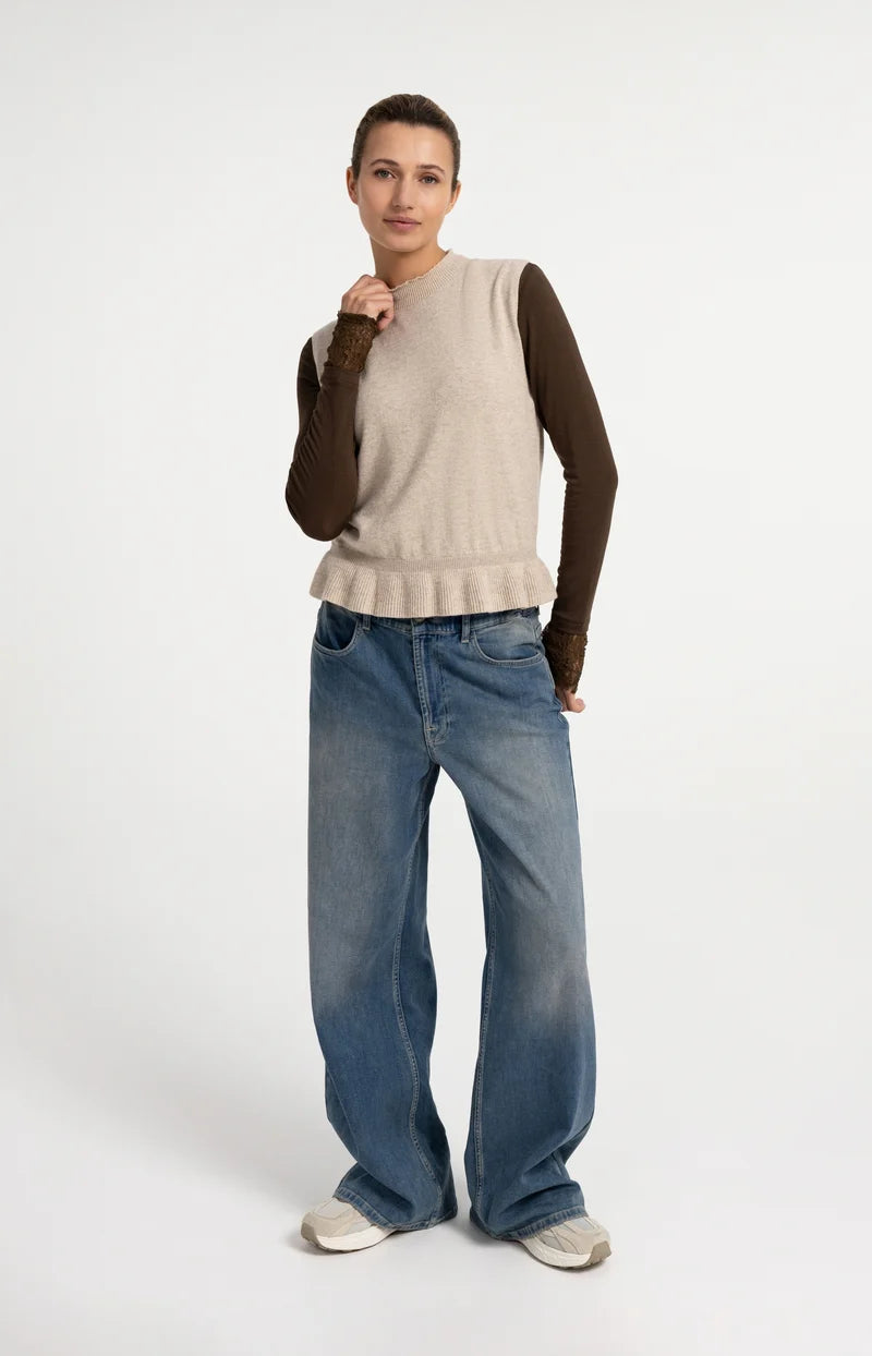 Longsleeve mit Spitzendetails