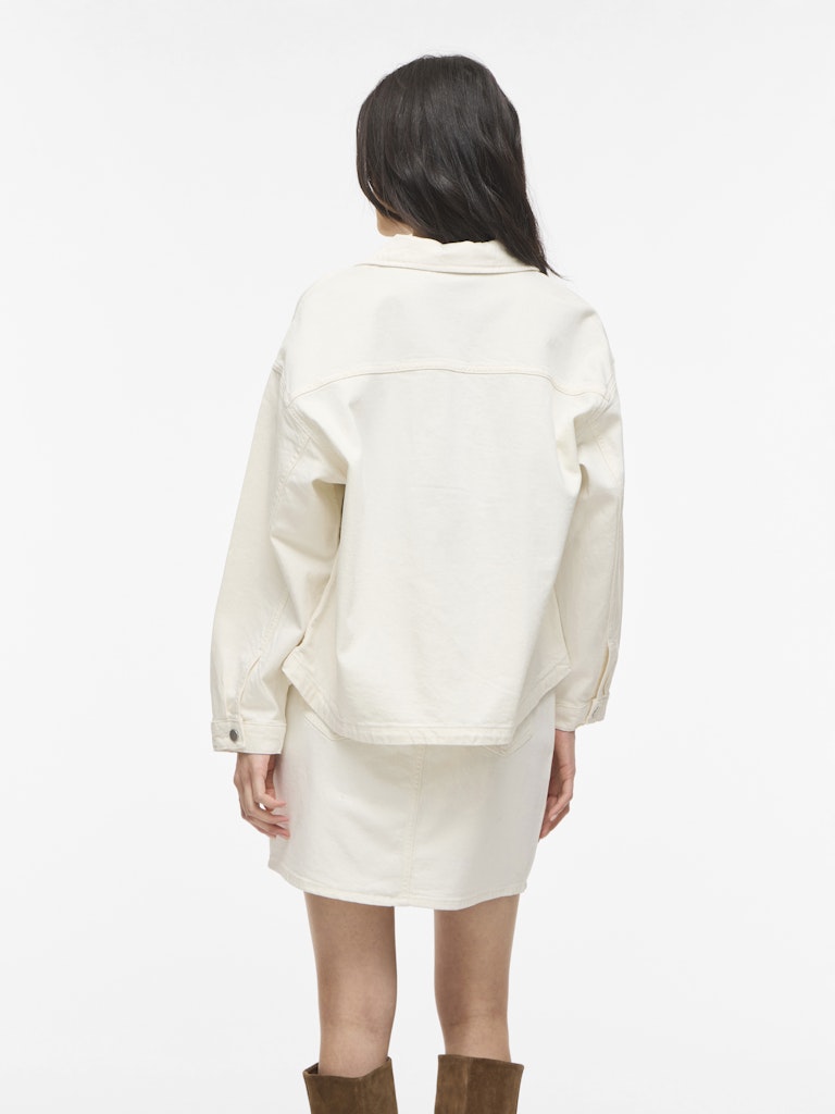 VILA Jeansjacken Cloud Dancer