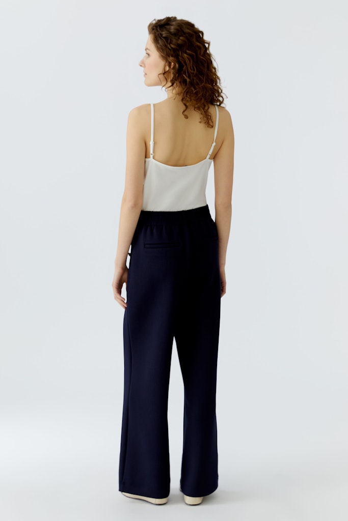 Oui Wide Leg Darkblue