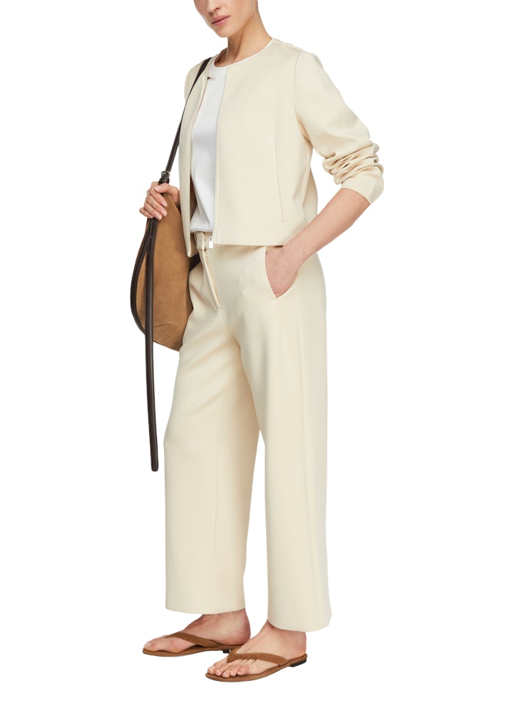 Comma Blouson Grey/Black