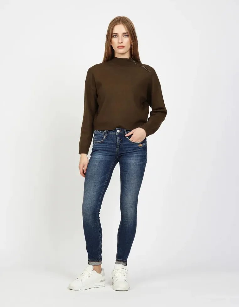 Gang Skinny Fit Basic Cross Hatch