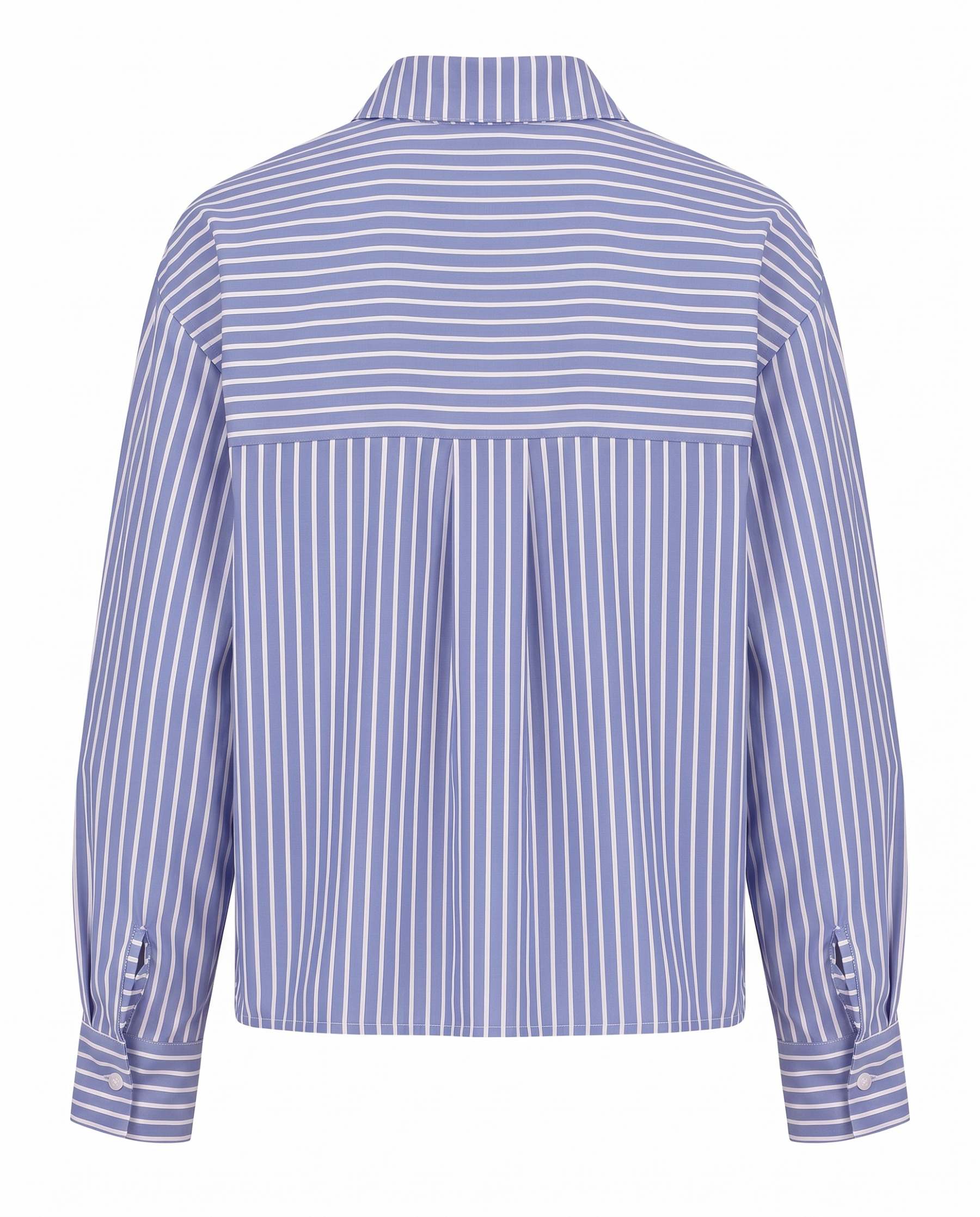Gestreifte Bluse mit Rüschen