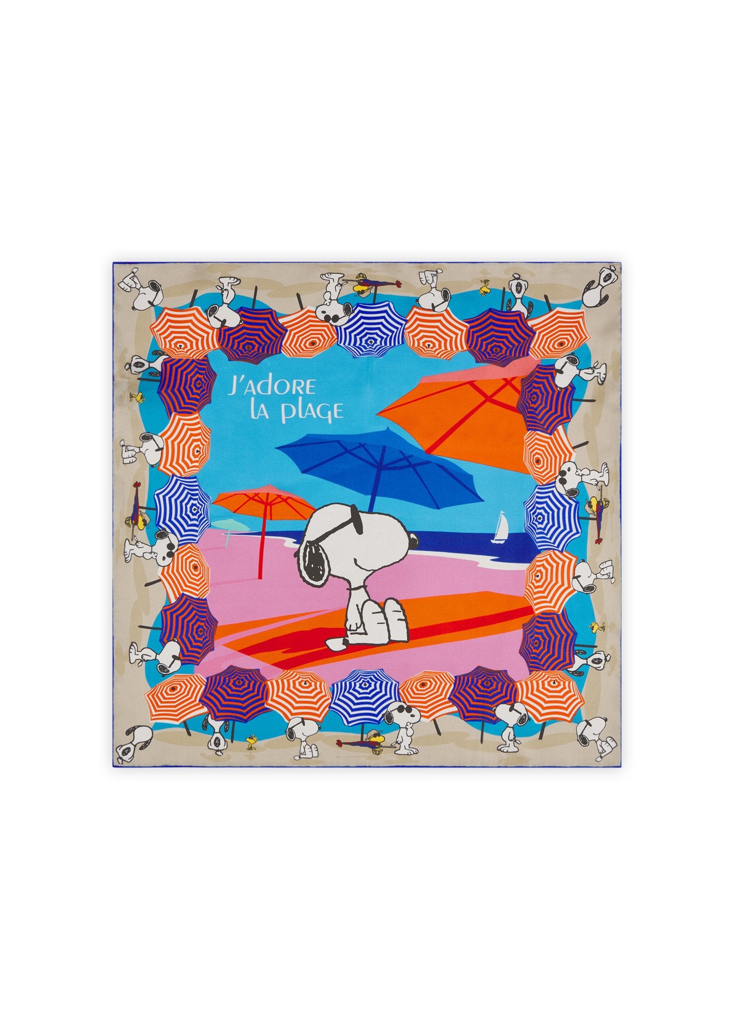 Tuch mit Snoopy-Motiv