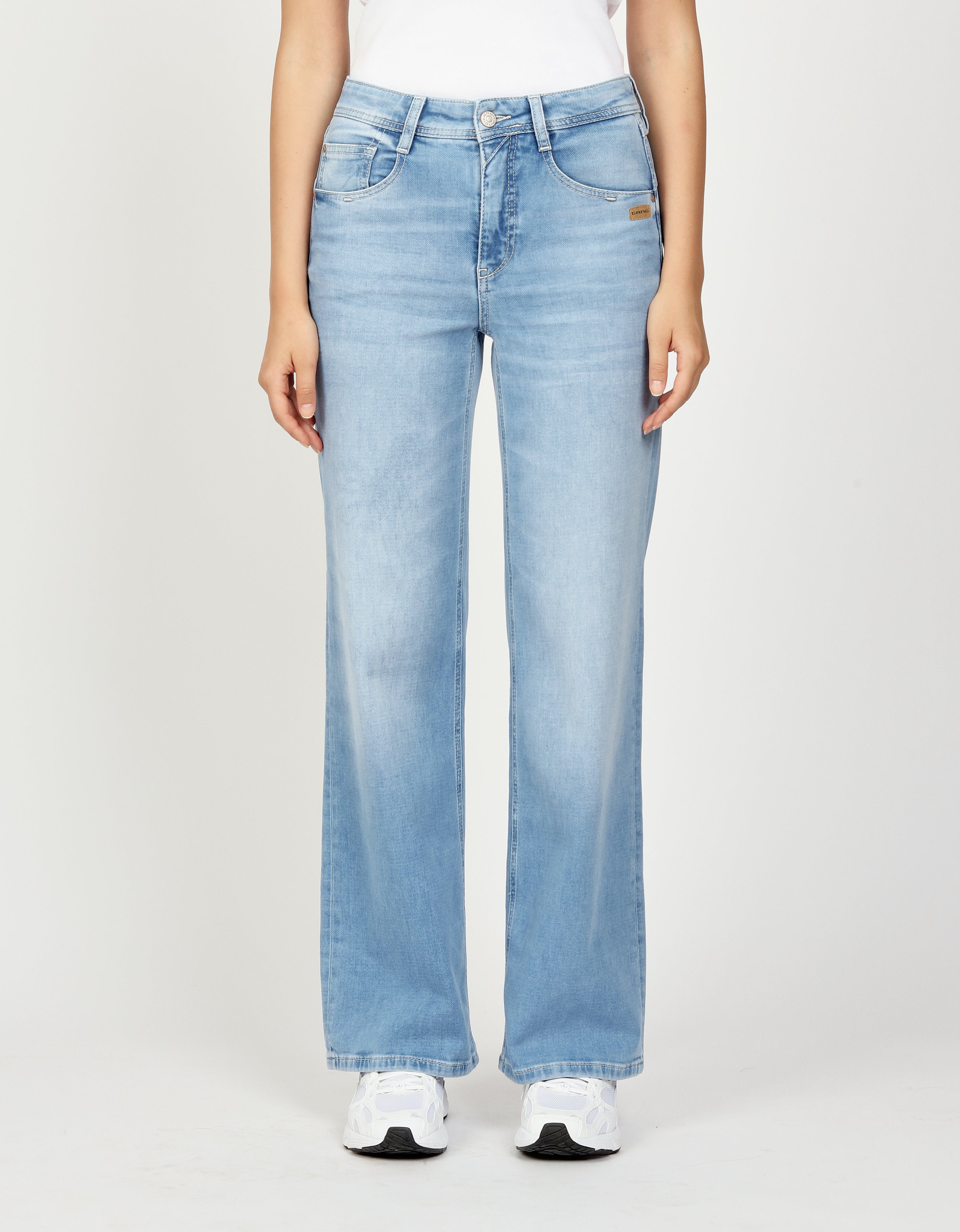 Gang Wide Leg Basic Bleached Wash
