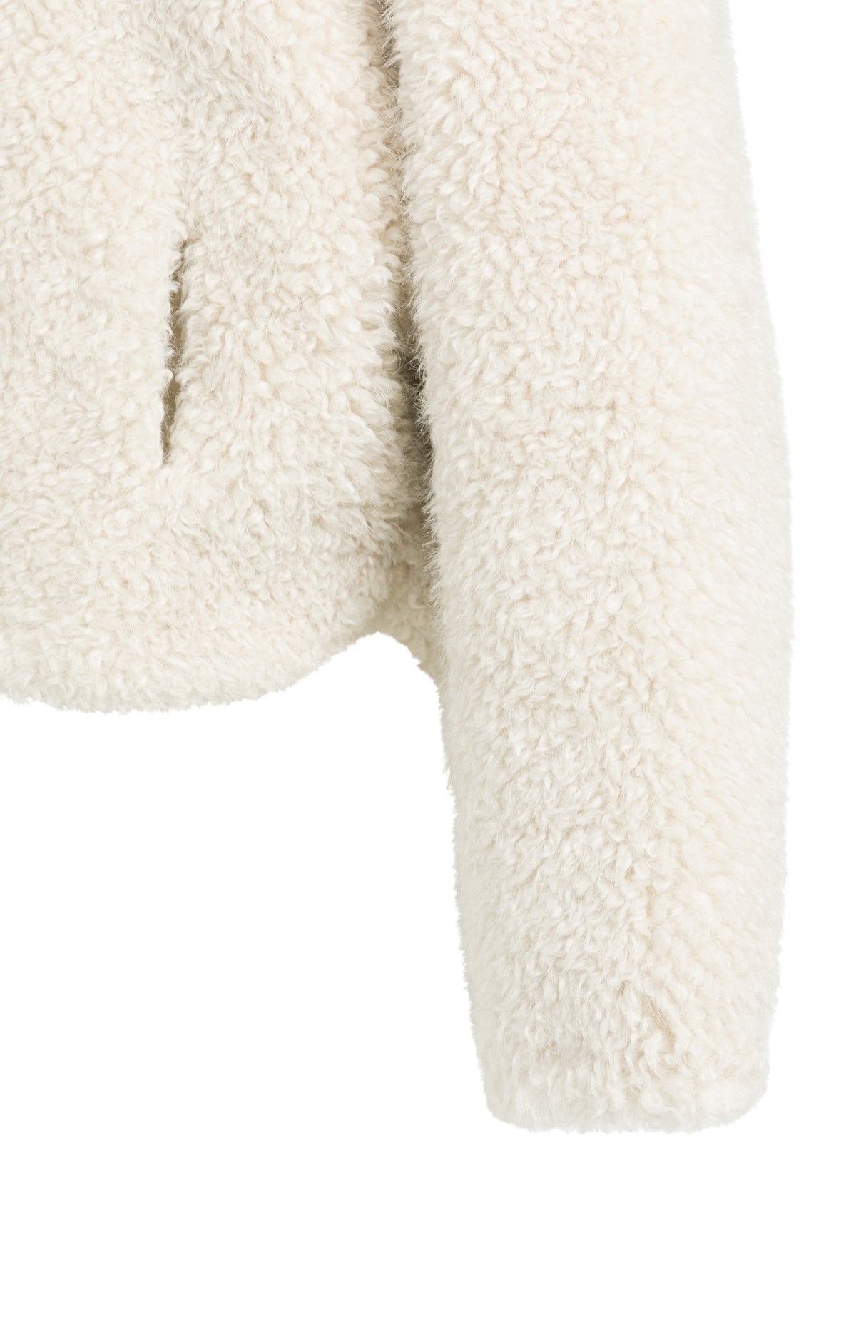 Oversize-Jacke aus Fellimitat