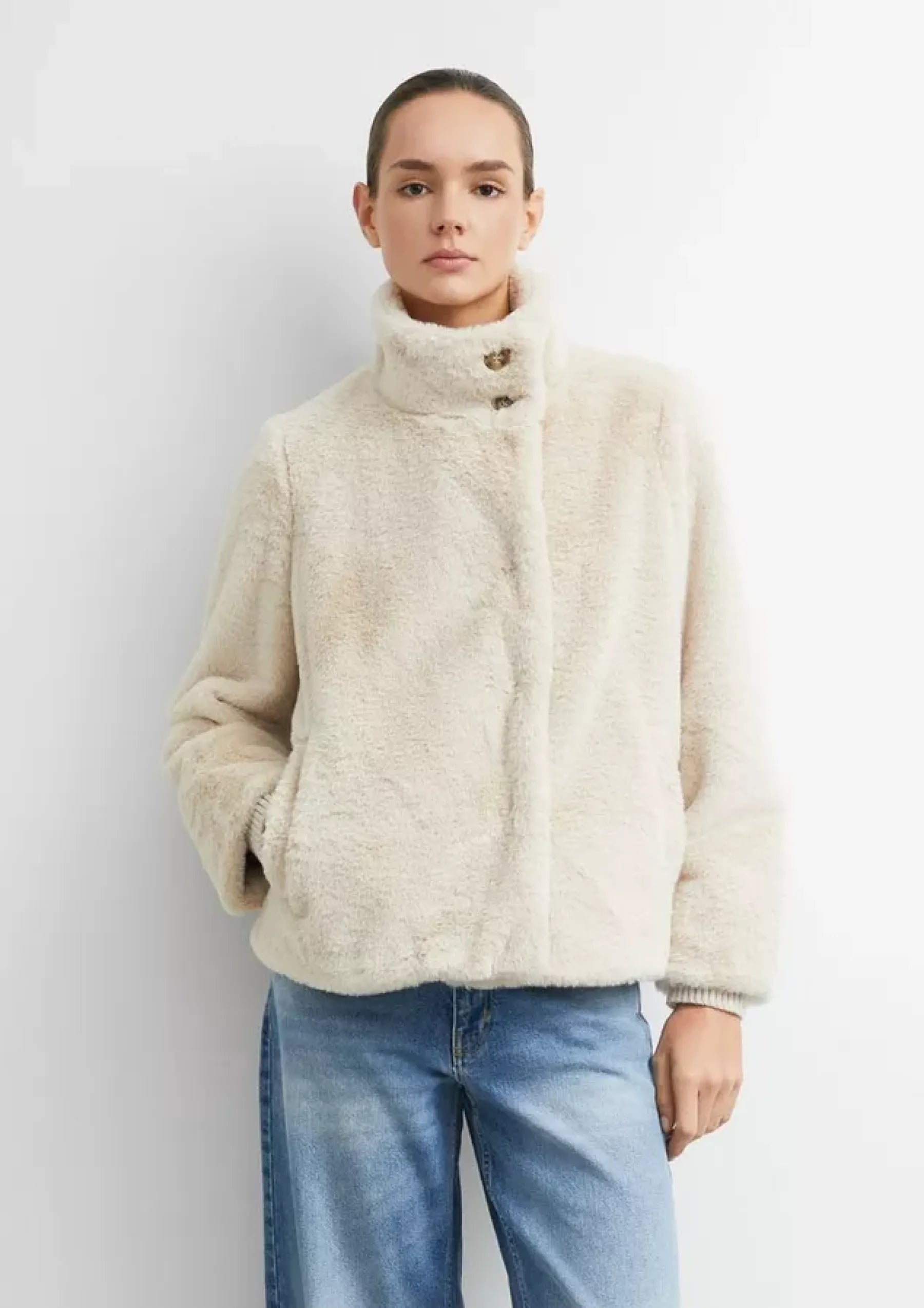 Flauschige Jacke