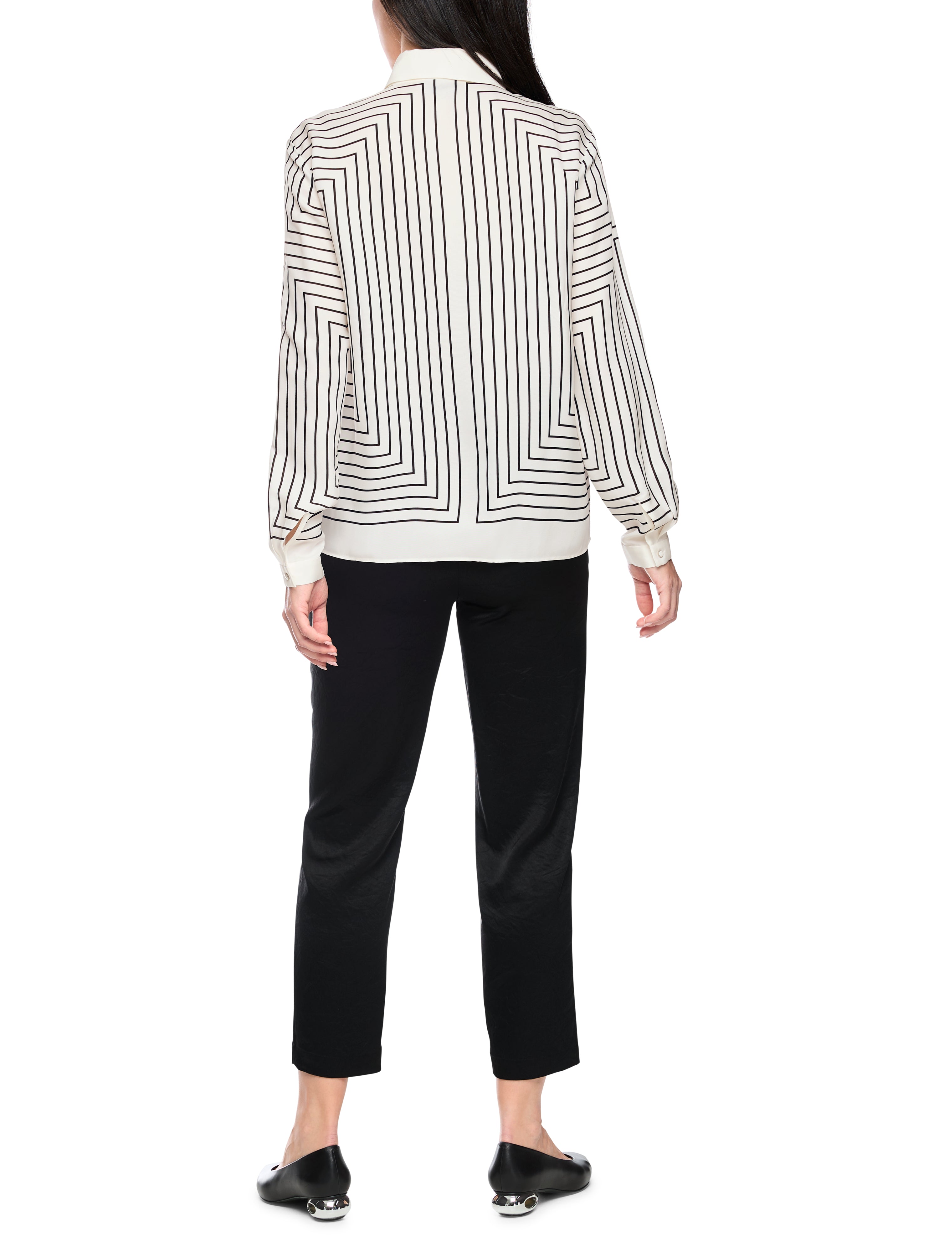Bluse mit geometrischem Print