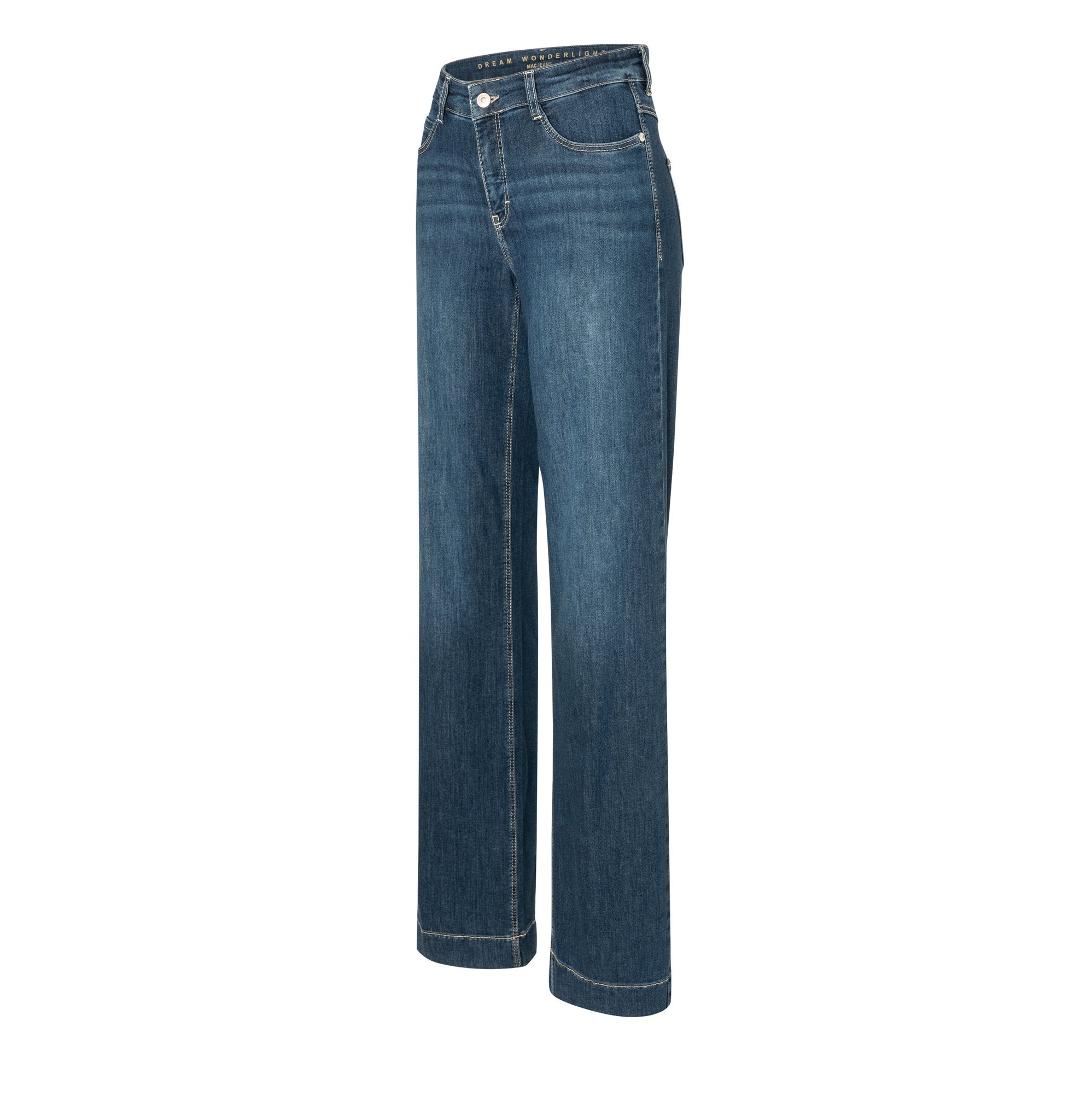 MAC Wide Leg Authentic Dark Blue