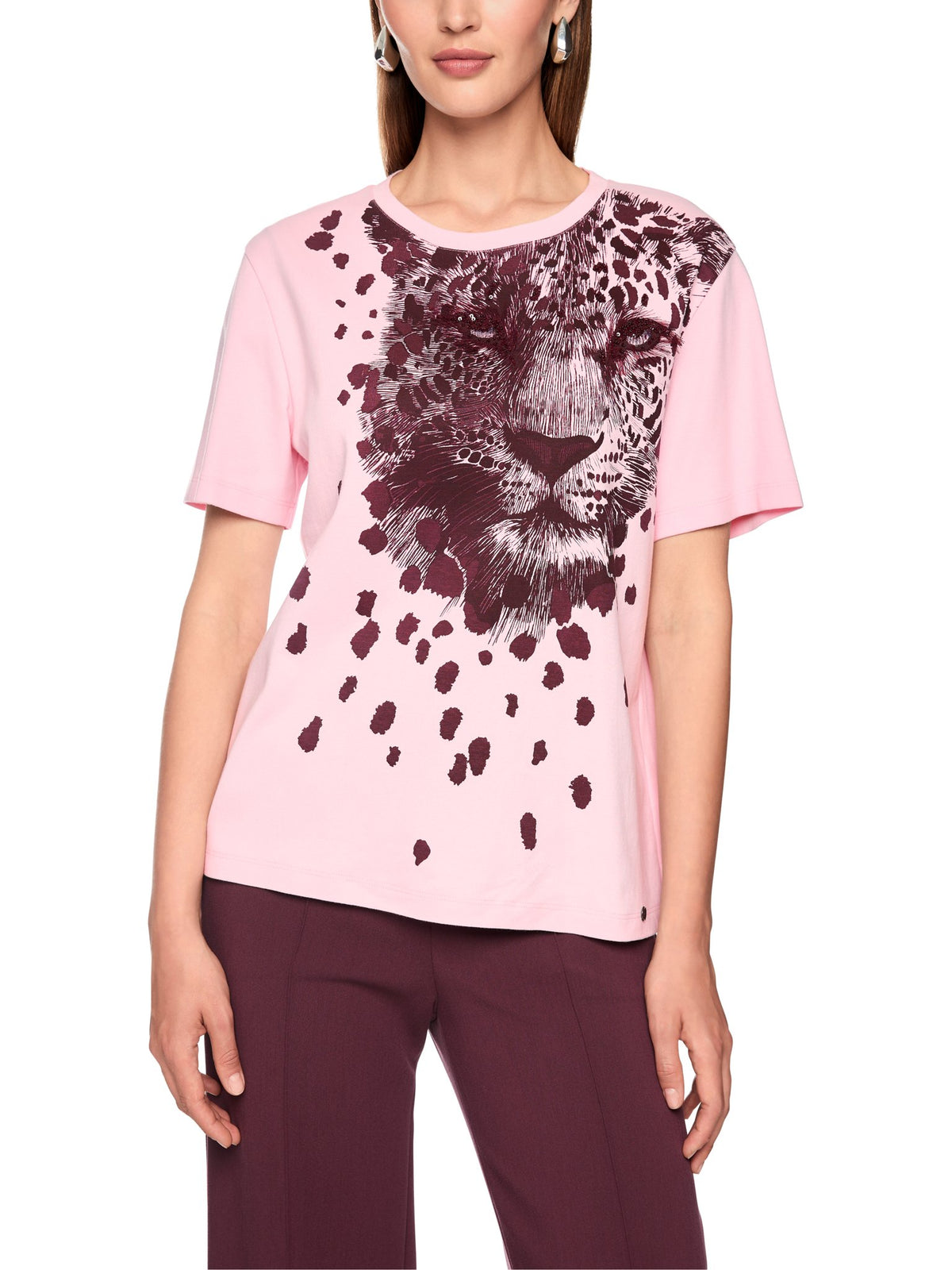 T-Shirt mit Leo-Print