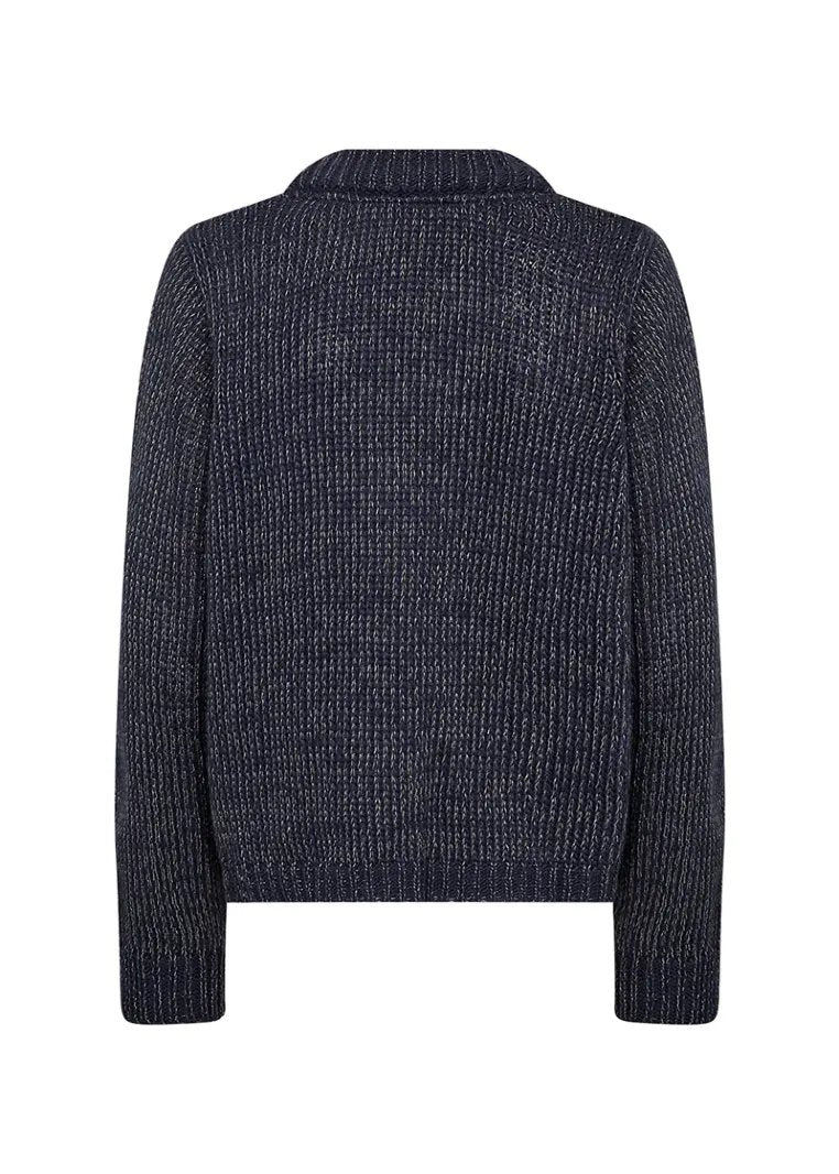 Soyaconcept Strickjacken Navy Blazer Combi