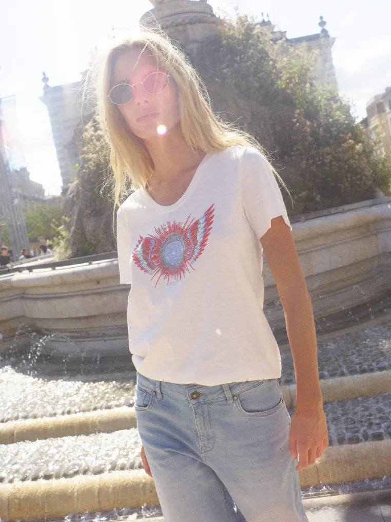 Mos Mosh T-Shirts Ecru