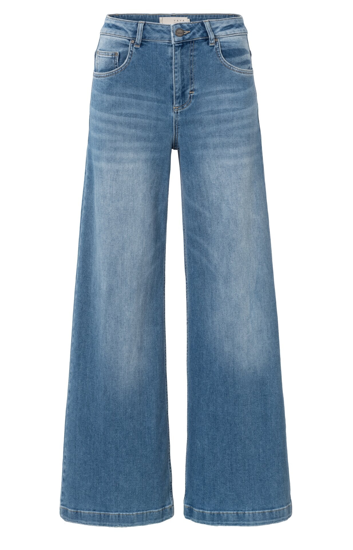 Yaya Wide Leg Light Blue Denim