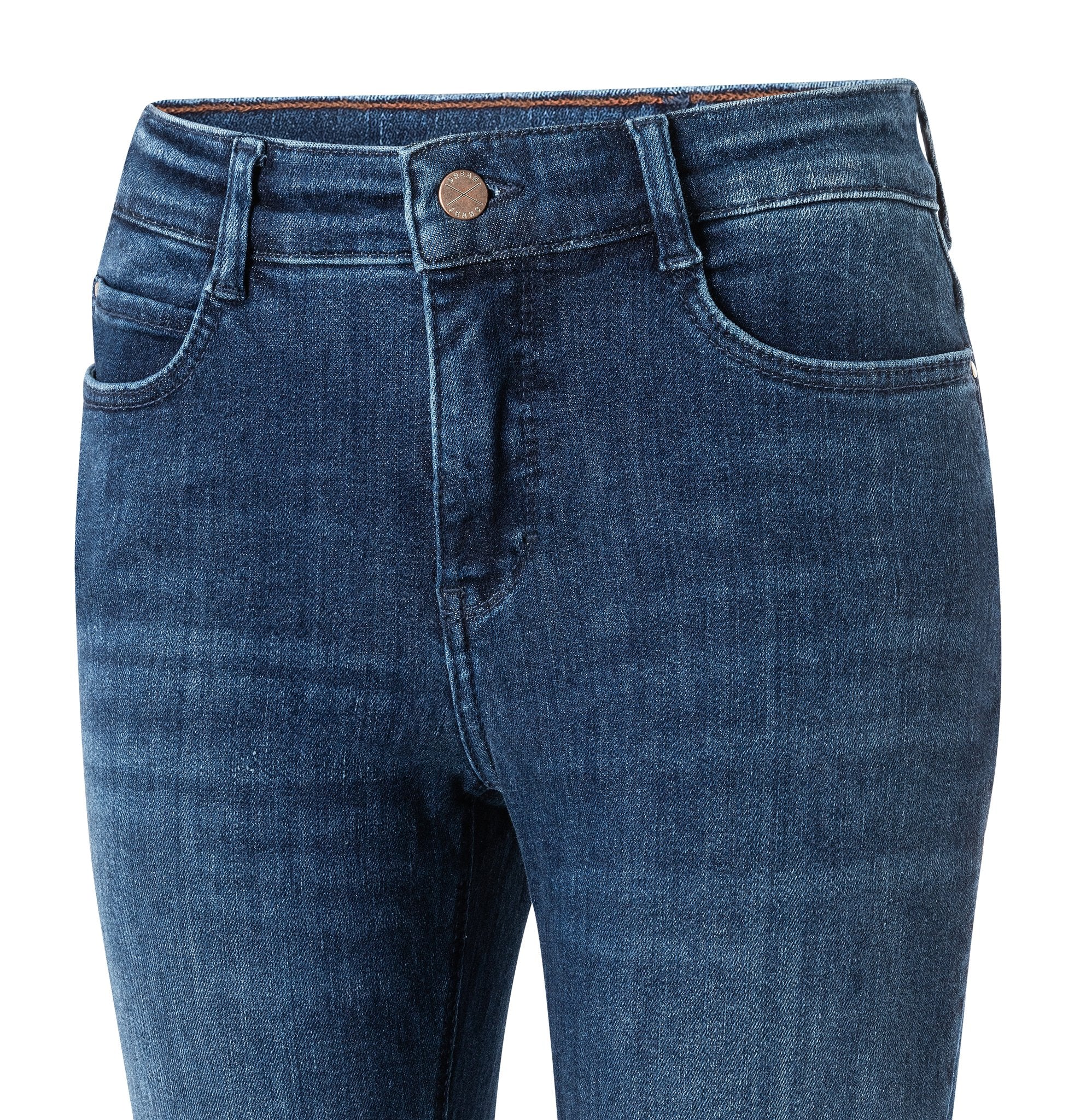 MAC Flared Leg Cobalt Authentic Wash