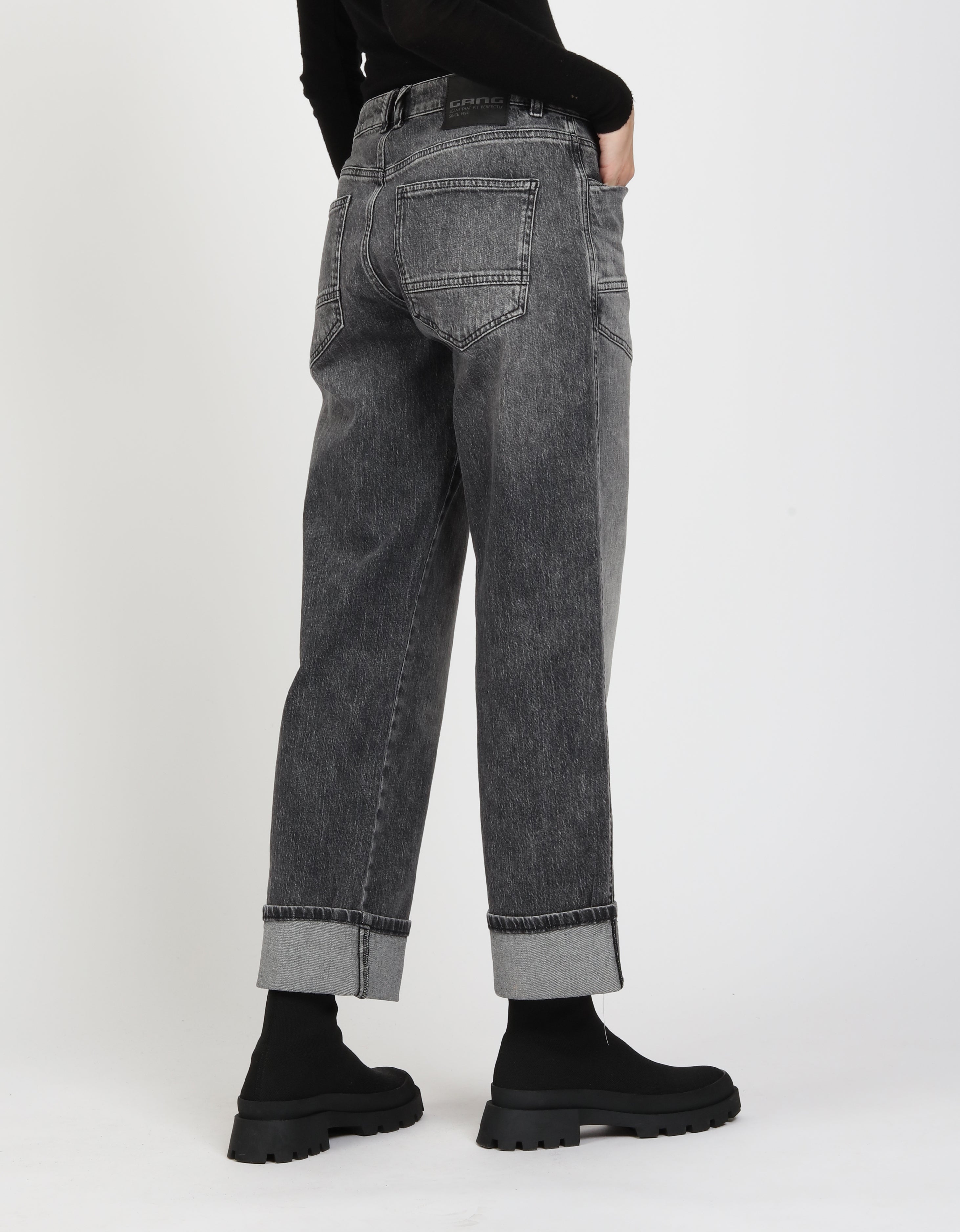 Gang Wide Leg Light Anthra Wash