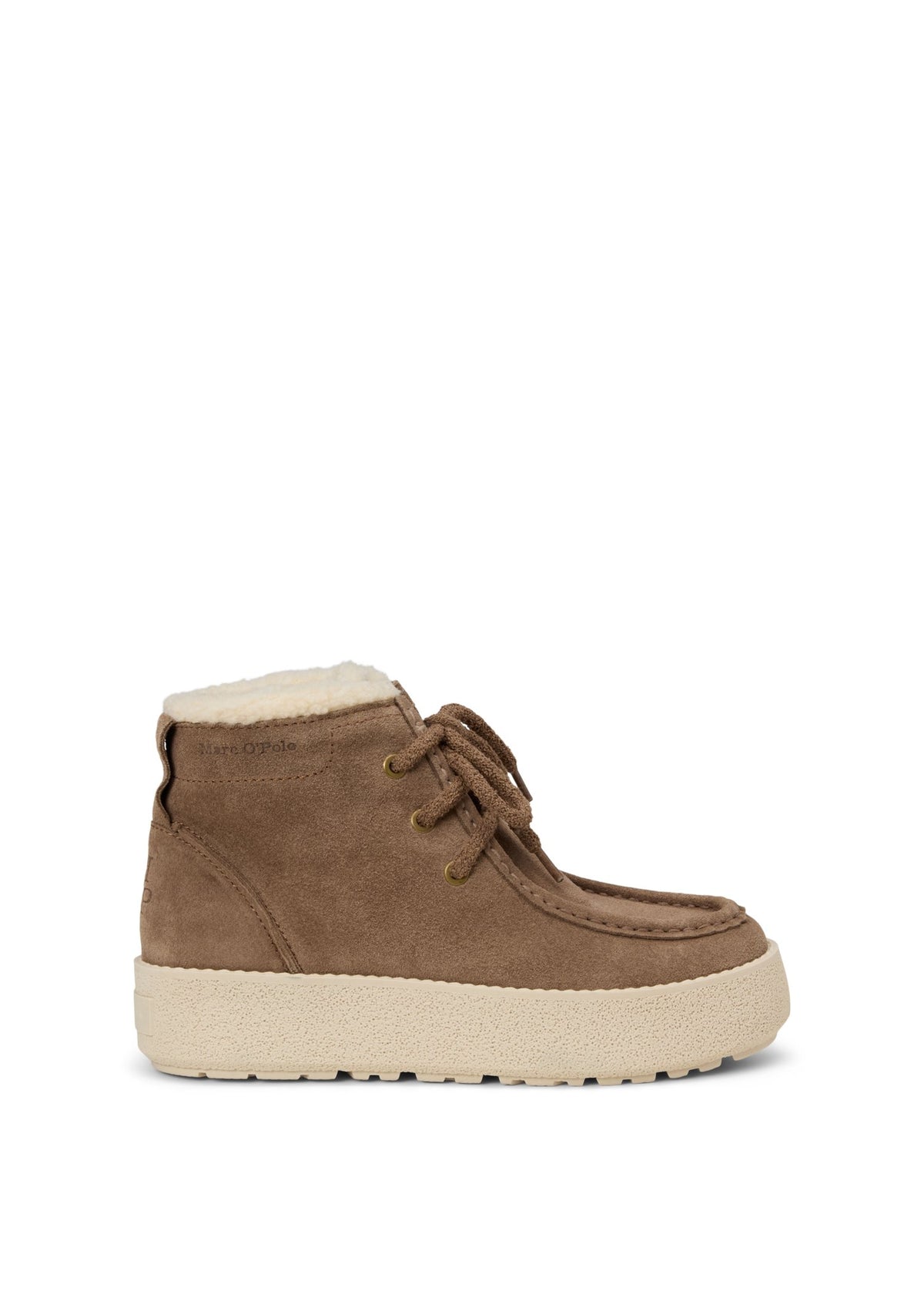 Leder-Boot PIA mit Teddyfell