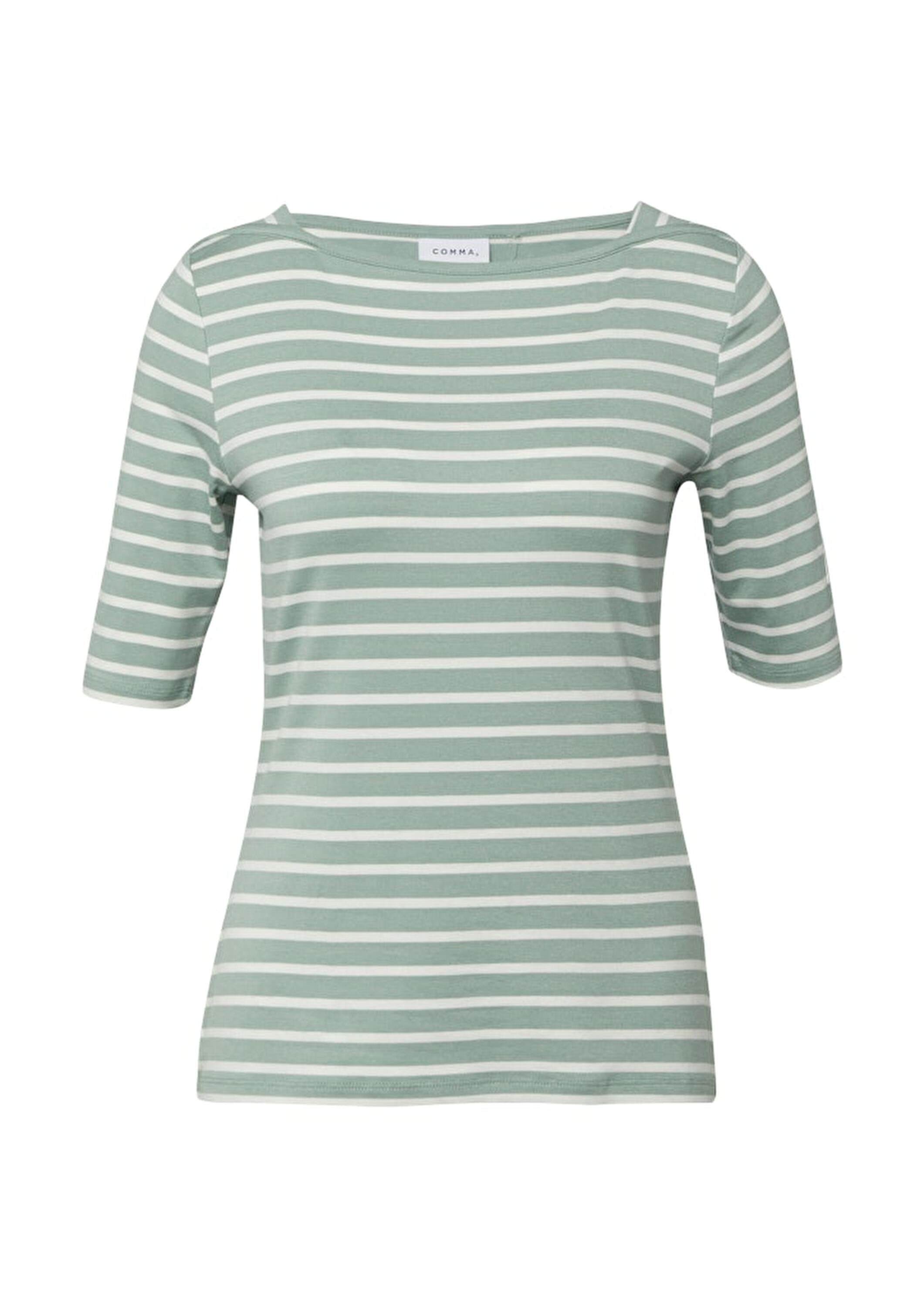 Comma T-Shirts Blue Green