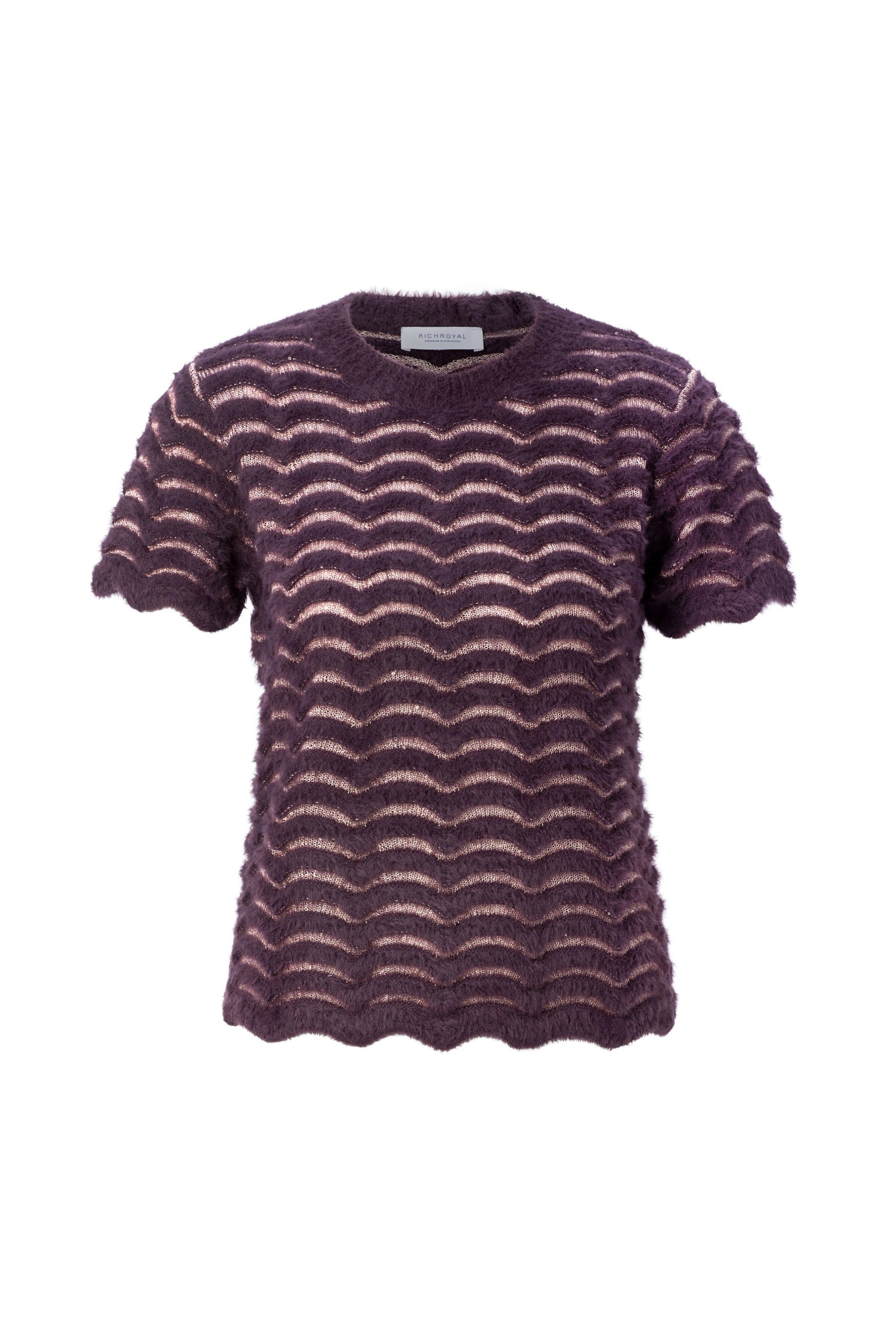 Strickpullover Zick-Zack