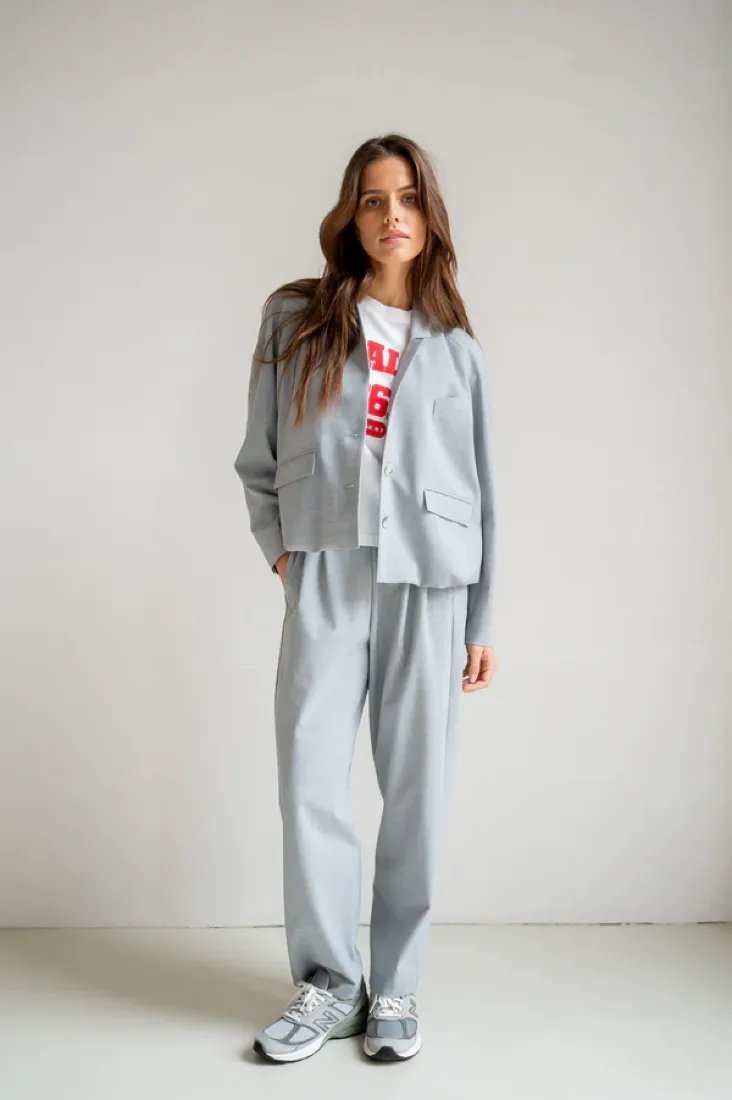 Blazer mit Pattentaschen