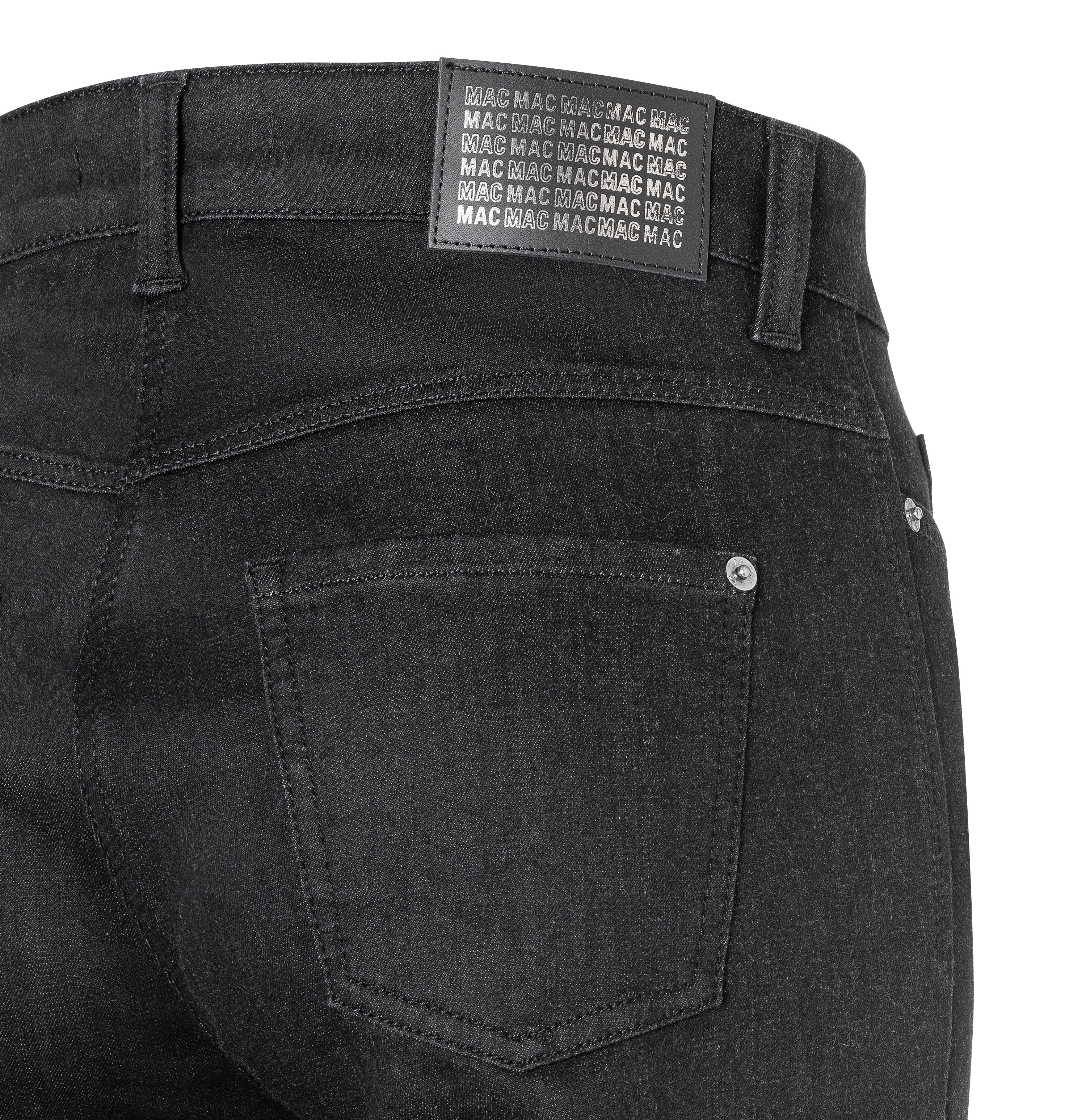 MAC Skinny Fit Zwart-Zwart