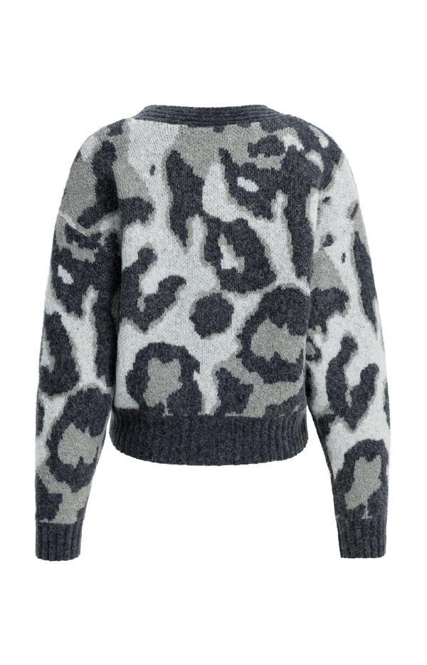 Yaya Strickjacken Soap Grey Dessin