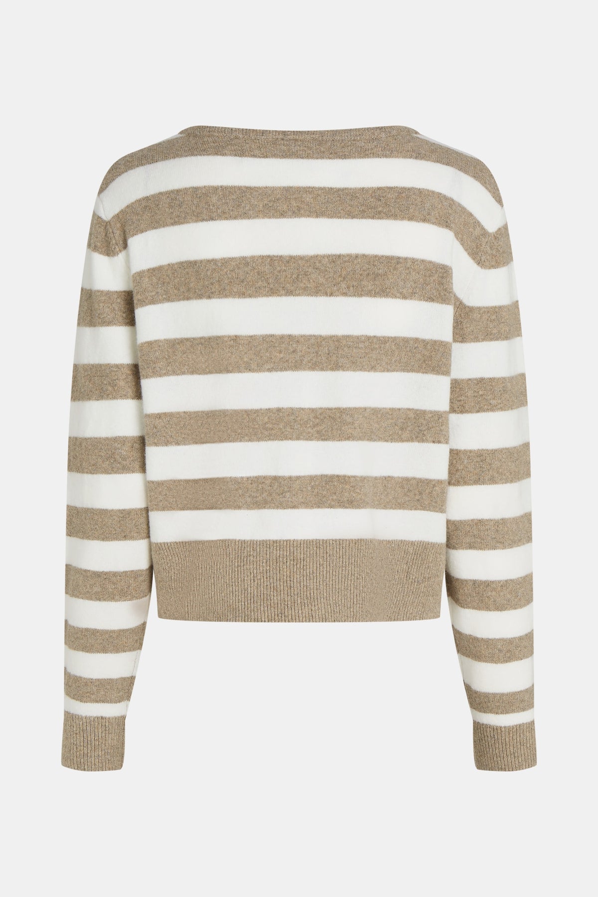 Strickpullover mit Streifen