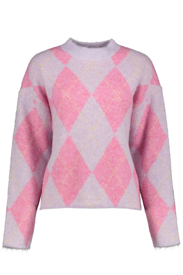 Goose Flash Strickpullover Flieder/Rosa