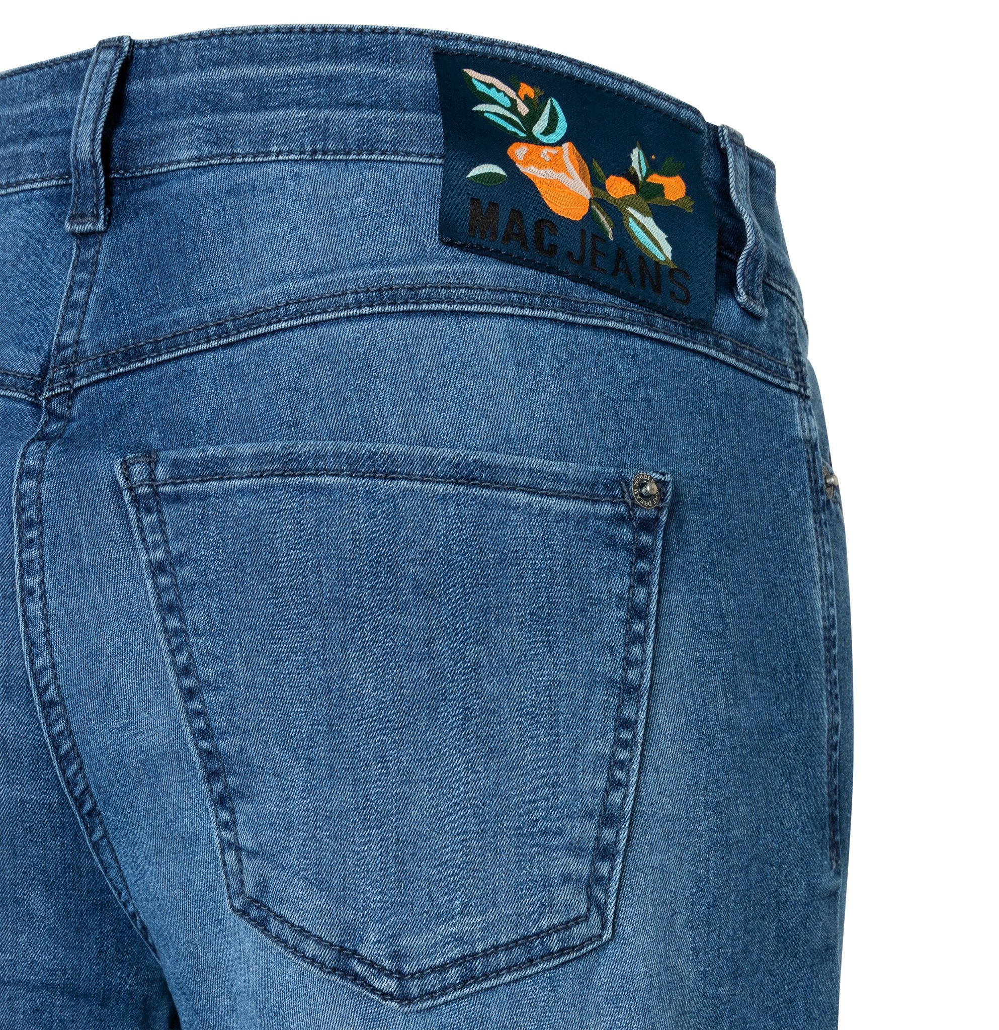 MAC Wide Leg Storm Blue Authentic Wash
