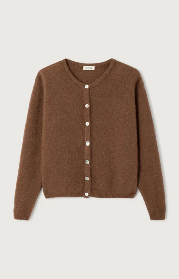 American Vintage Cardigans Chocolate Chine