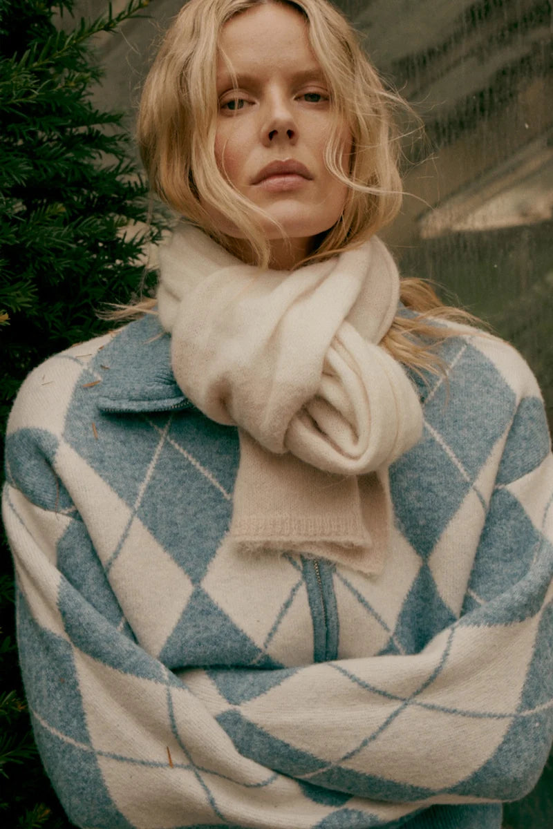 Cardigan mit Rauten-Muster