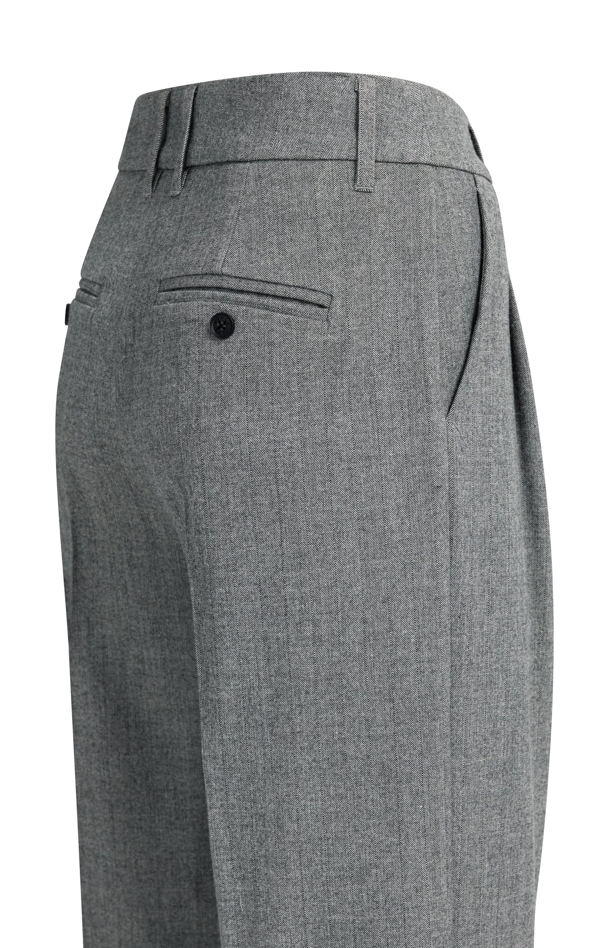 Business-Hose mit Bundfalten