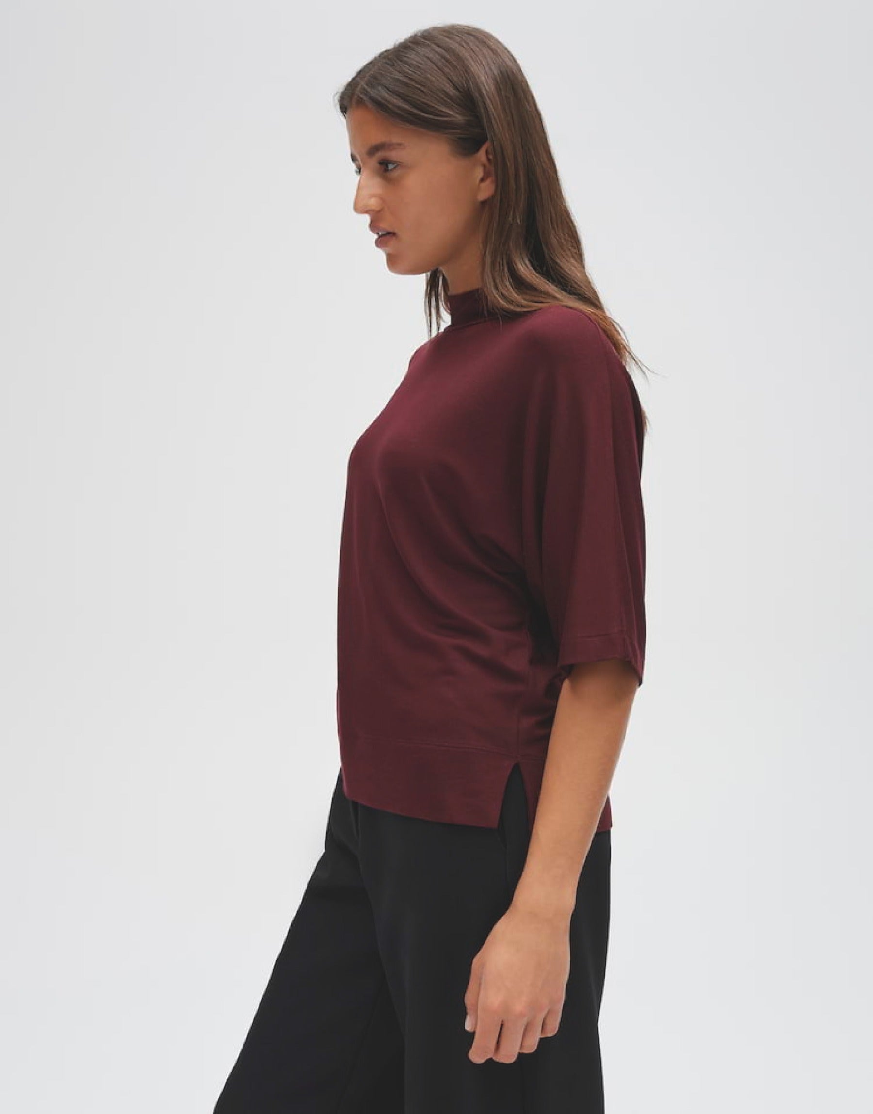 Jerseyshirt aus Viskose Mix