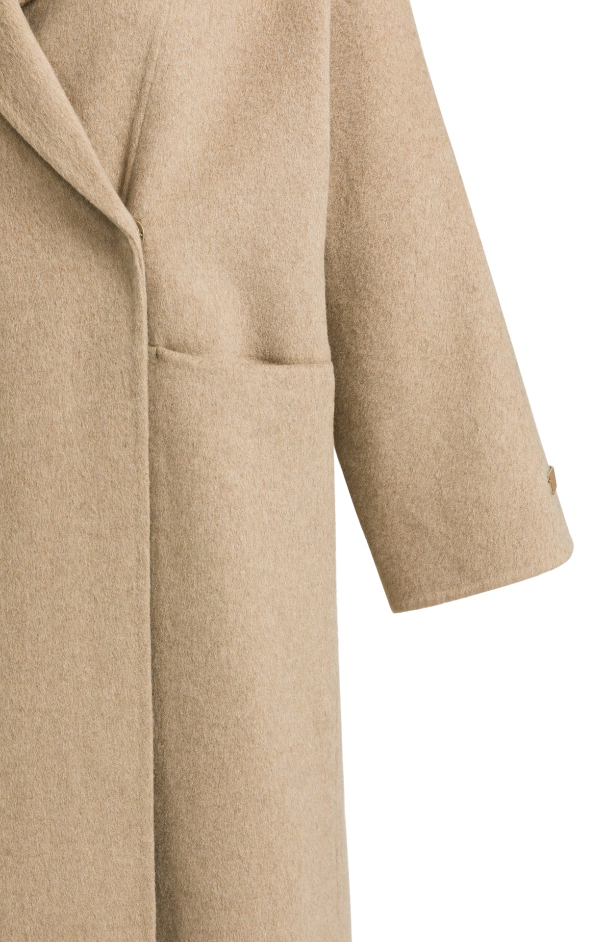 Oversize-Mantel aus Wollmischung