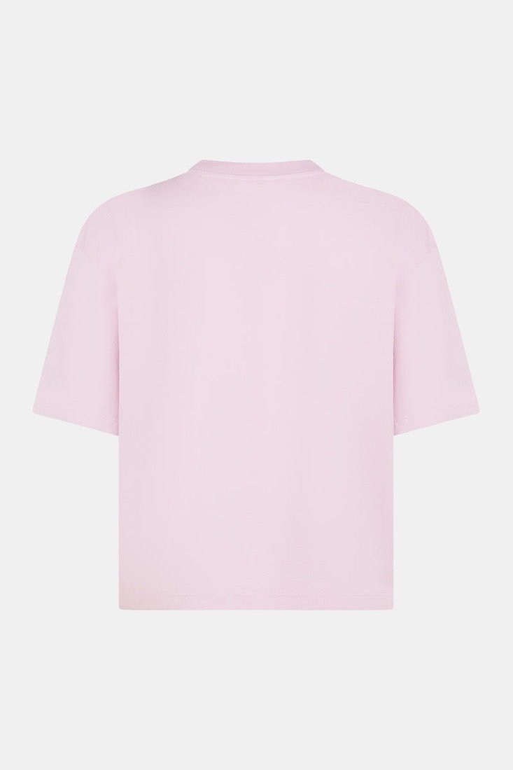 Penn & Ink T-Shirts Orchid/White