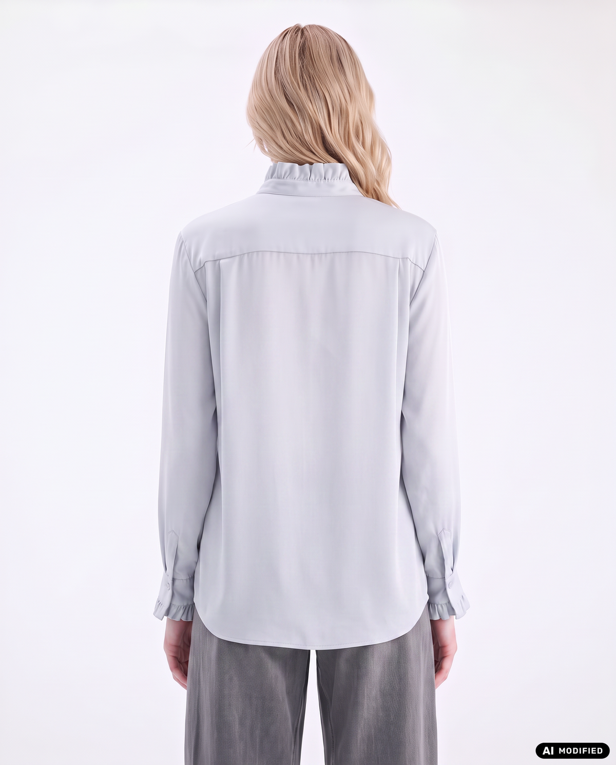 Bluse mit Rüschen