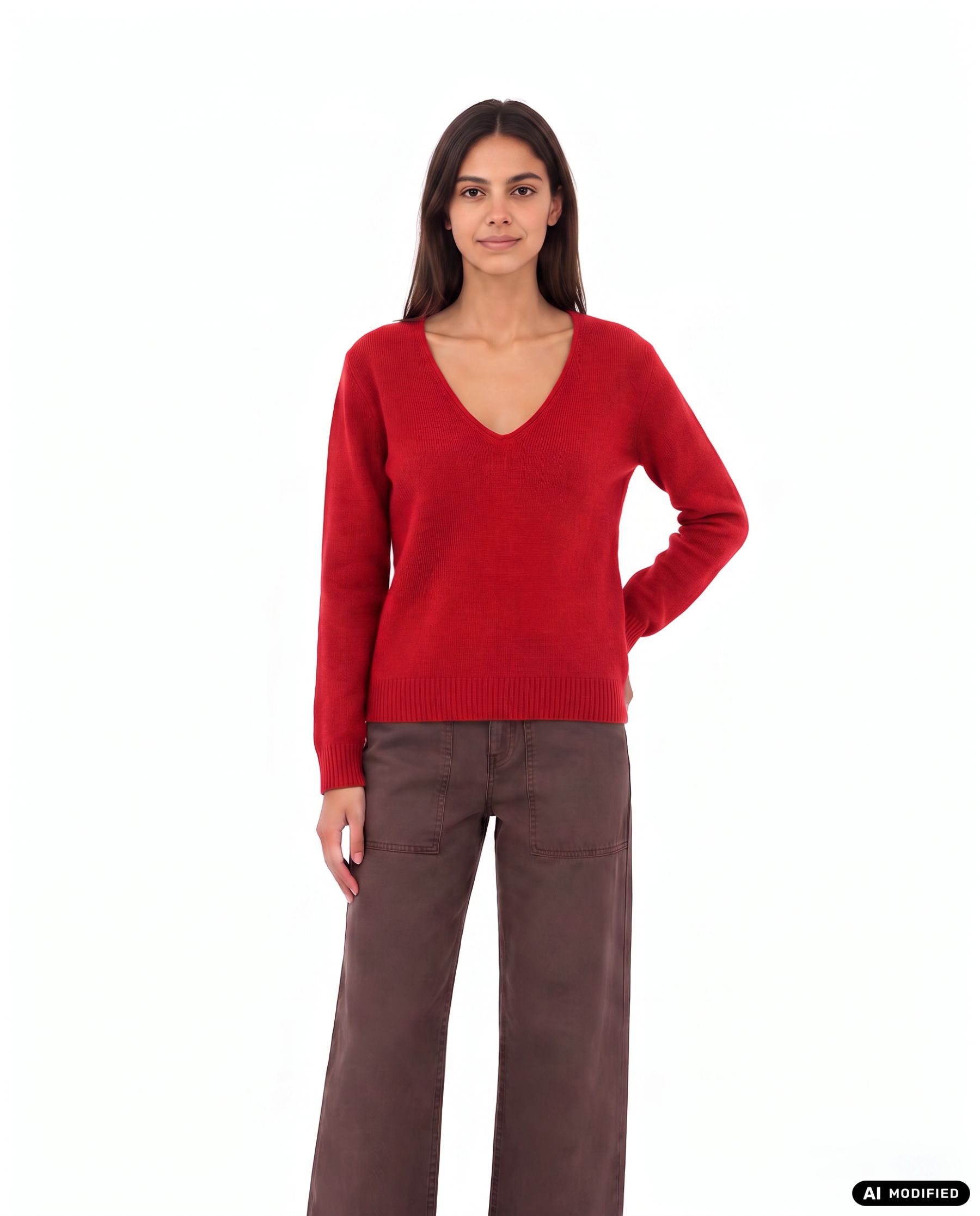 S. Marlon Strickpullover Red