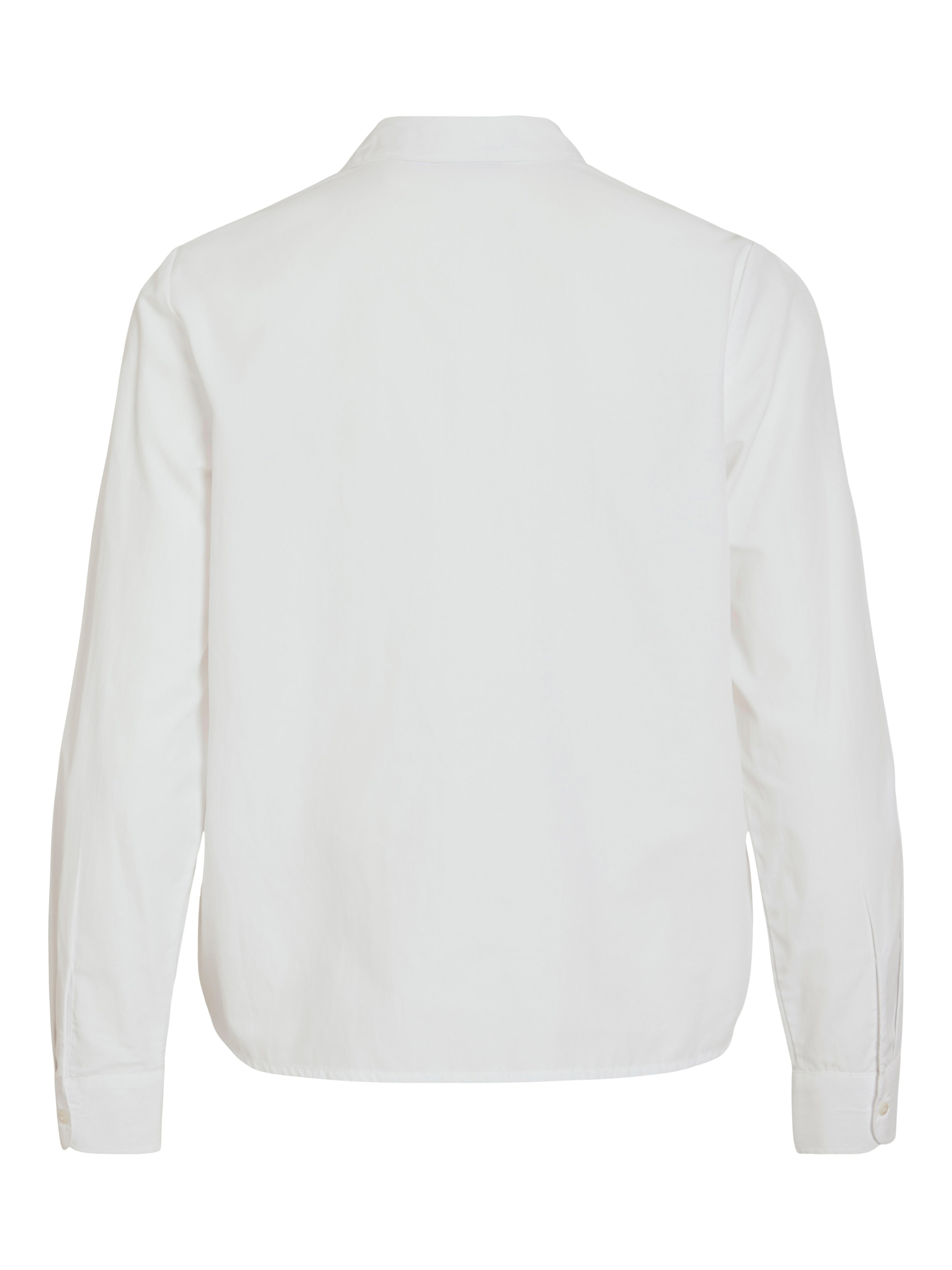 VILA Blusen Bright White