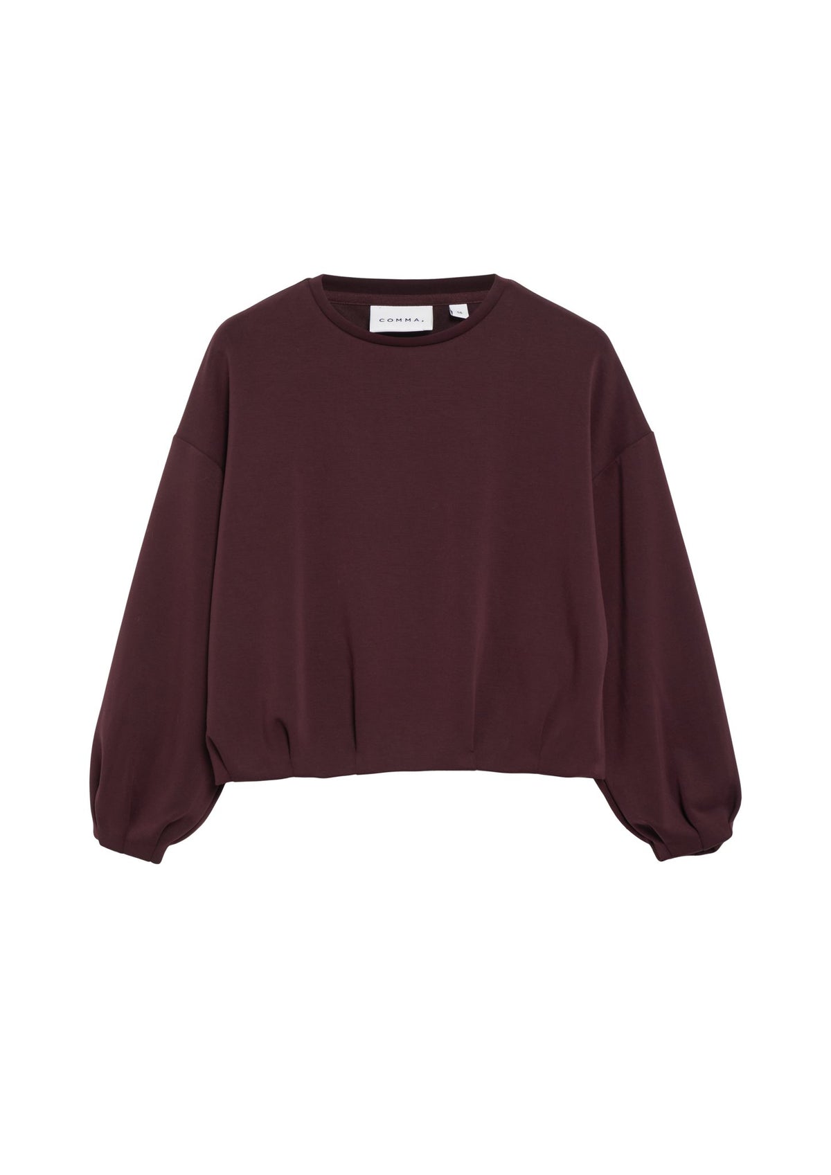 Sweatshirt mit Ballonsaum