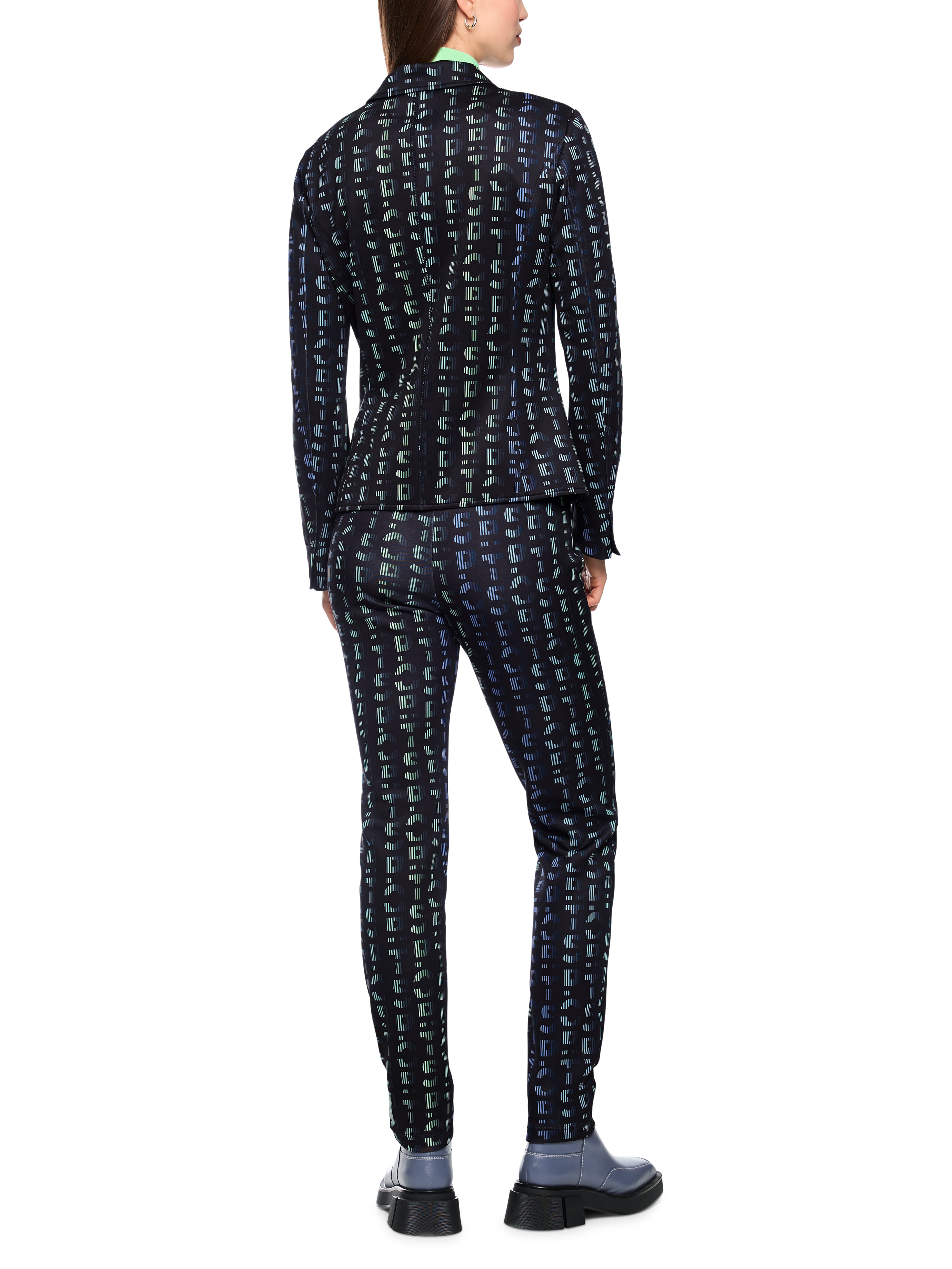 Jersey Blazer mit Print
